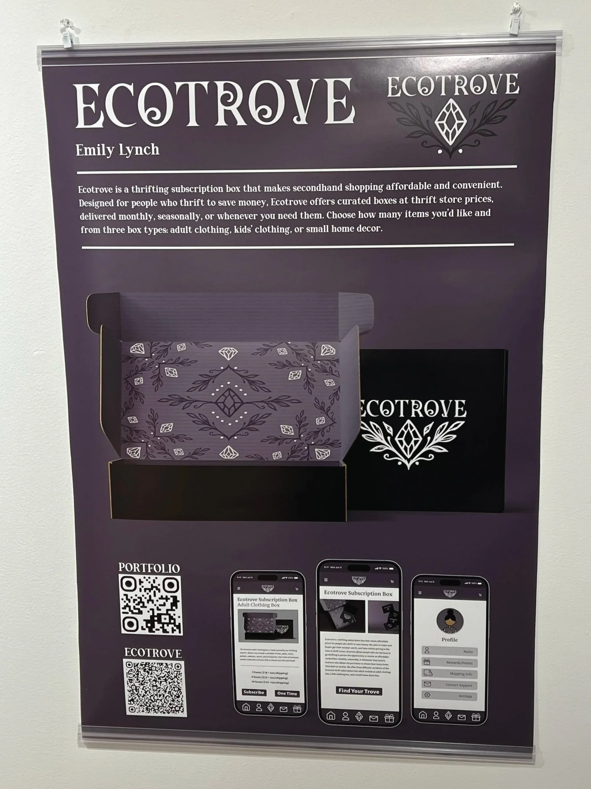 Ecotrove thrifting subscription box gallery poster