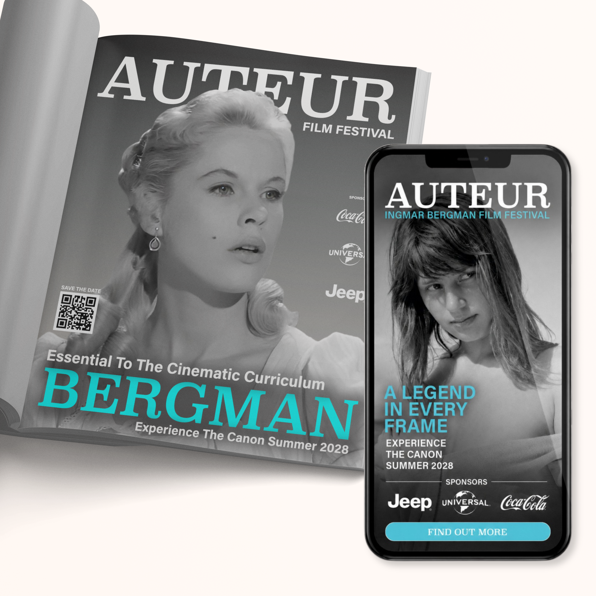 Ingmar Bergman Film Festival Advertising Campaign