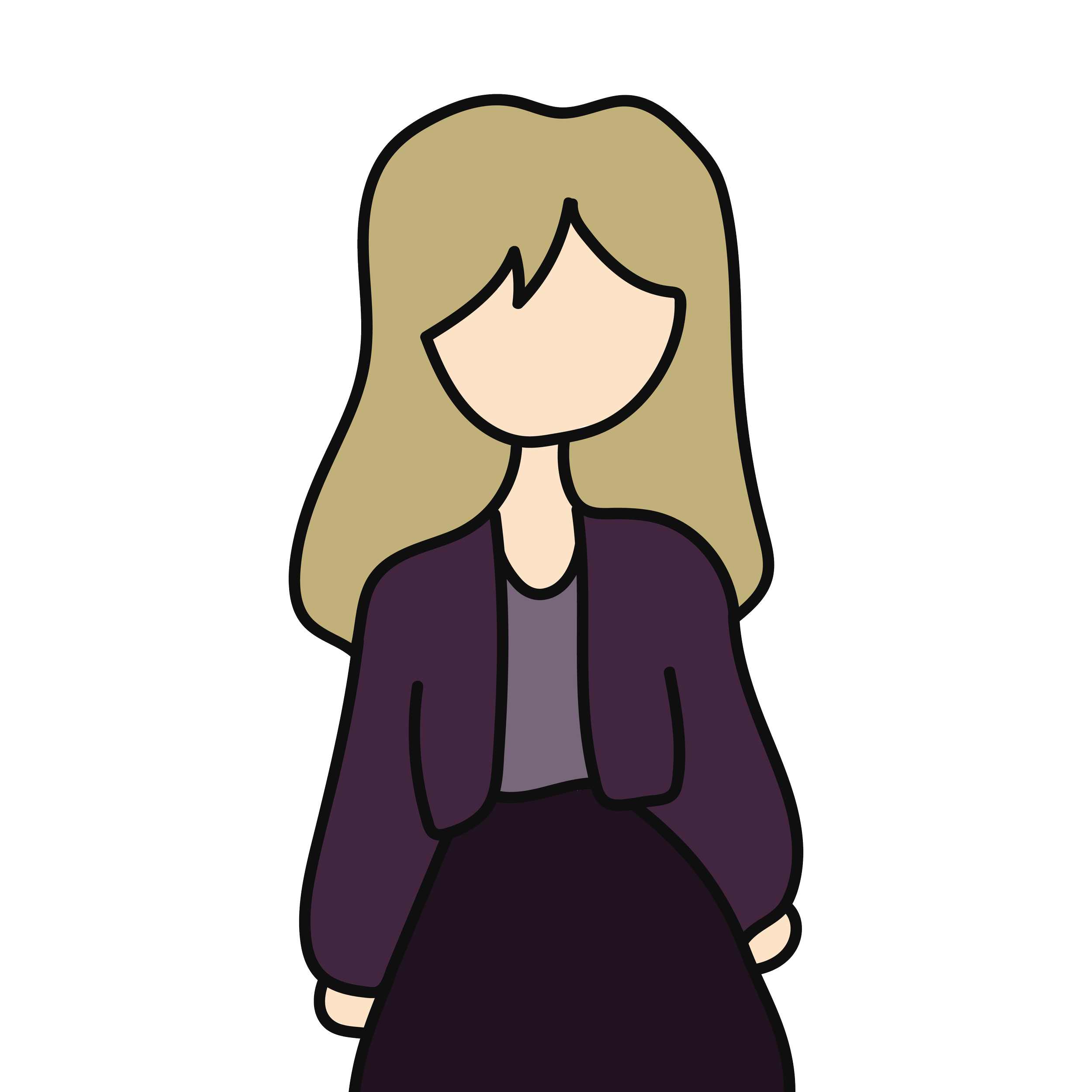 Blonde girl. Persona of Lira