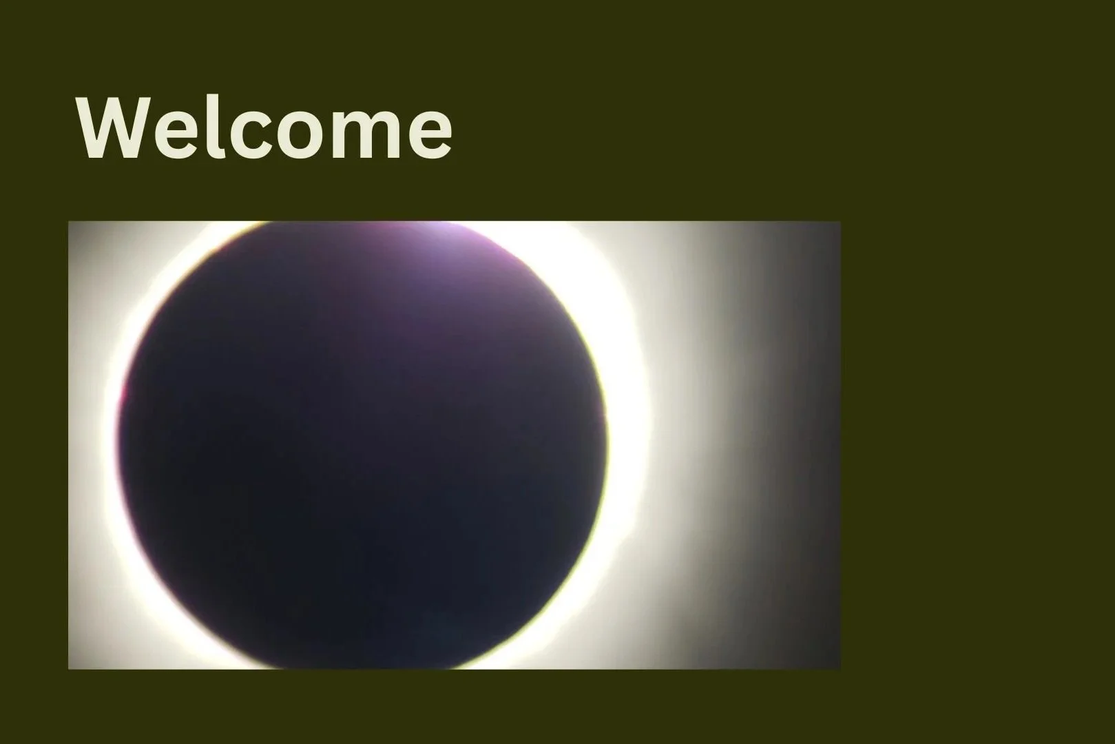 Welcome