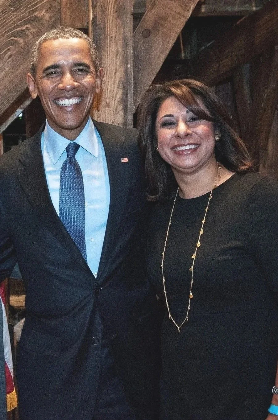 Dolly Chugh with President Barack Obama
