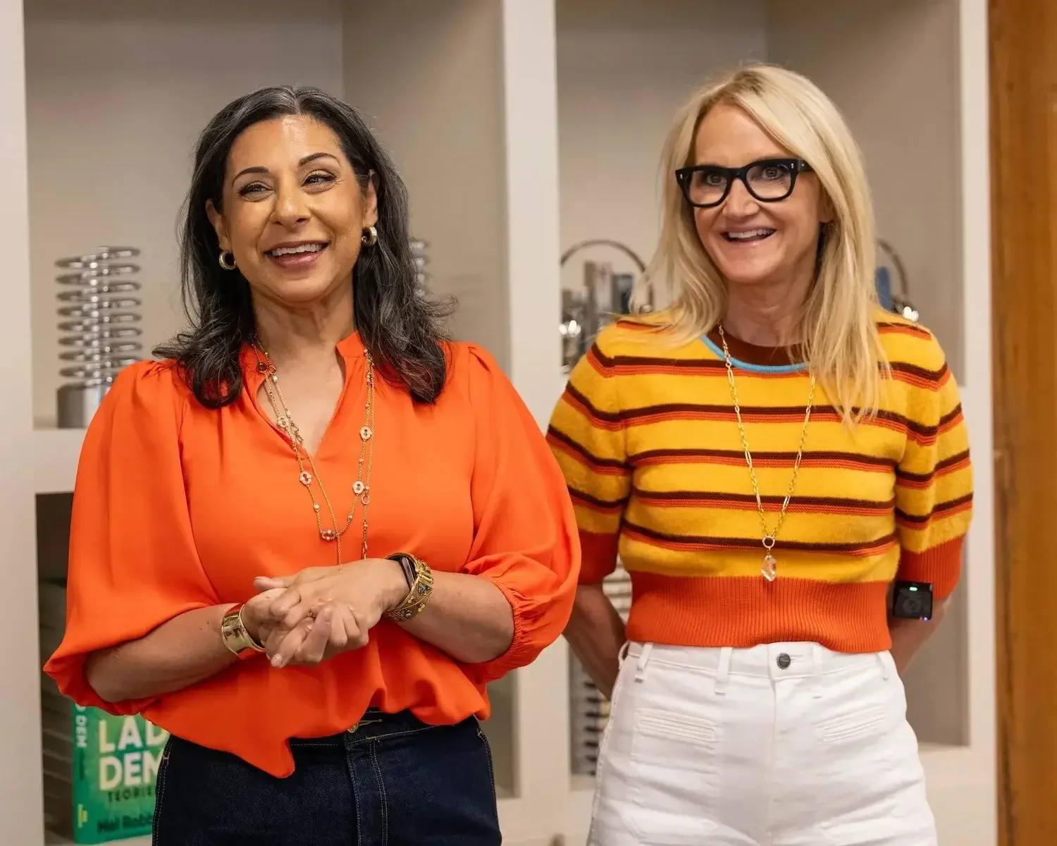 Dolly Chugh and Mel Robbins side by side