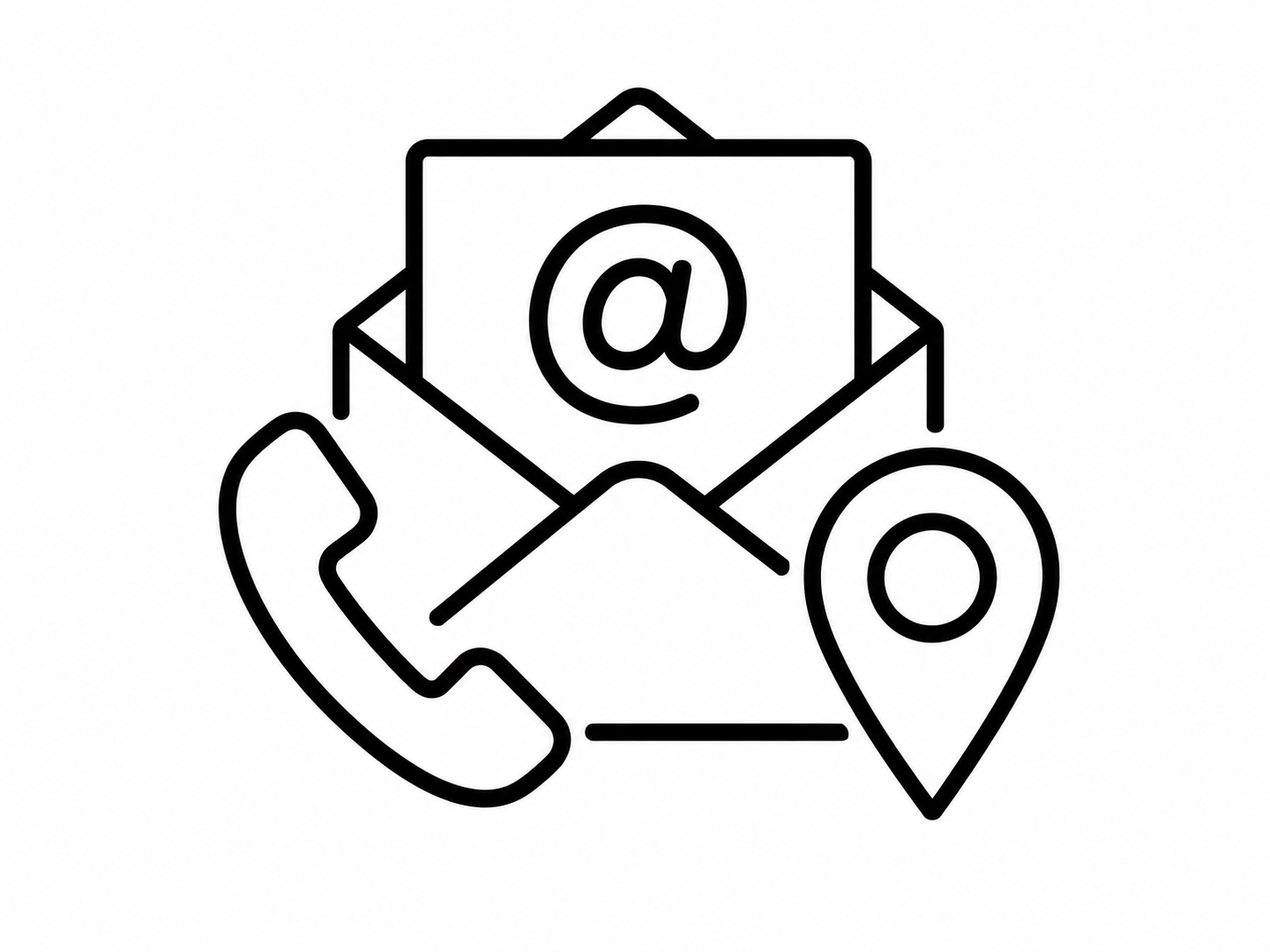 Icon - phone, email, geotag
