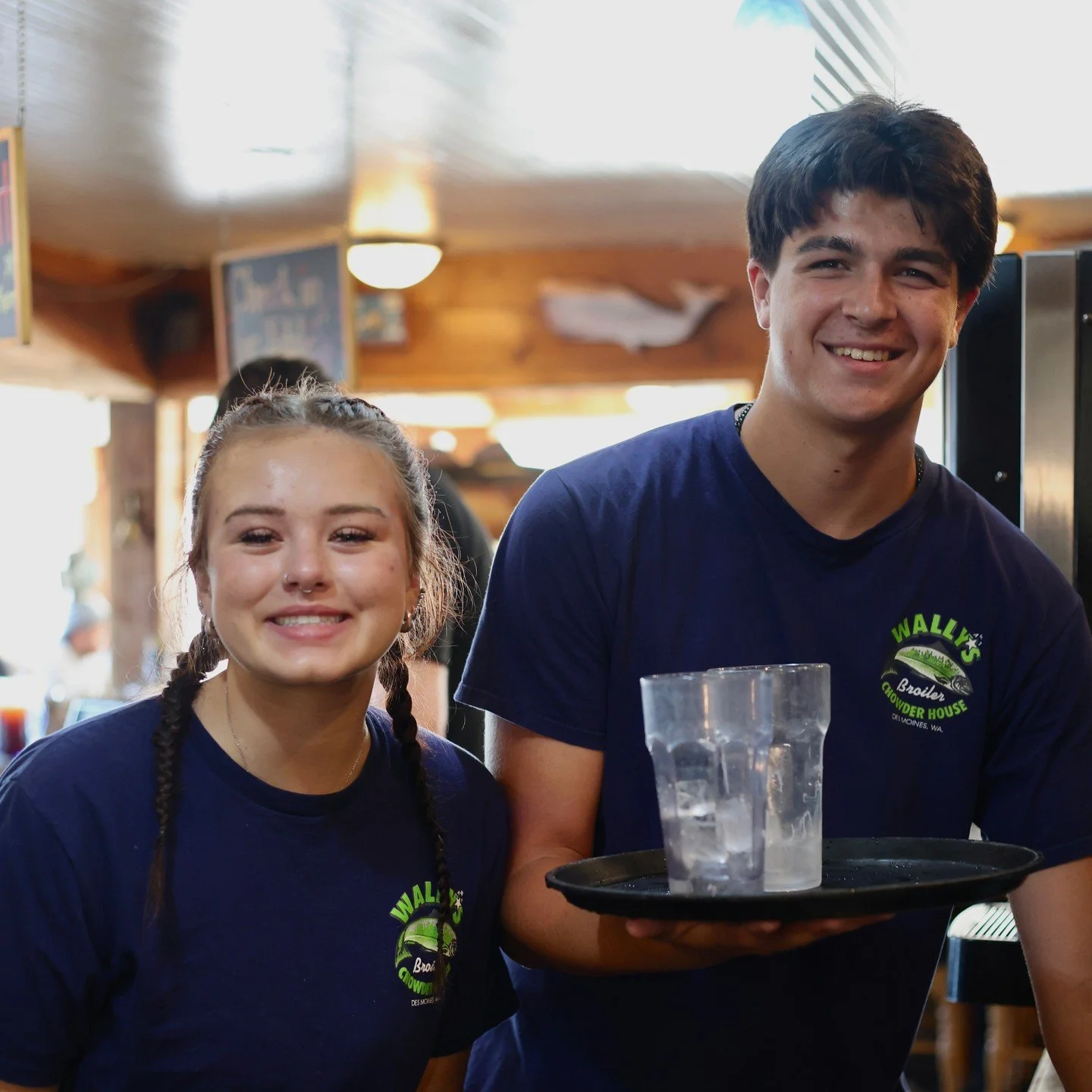 Day in and day out, our crew shows up with a smile - always ready to make your Wally&rsquo;s experience a great one💚 We&rsquo;re pretty lucky to have the best people serving up the good stuff!

Join us daily from 10AM-10PM for fresh seafood, local c