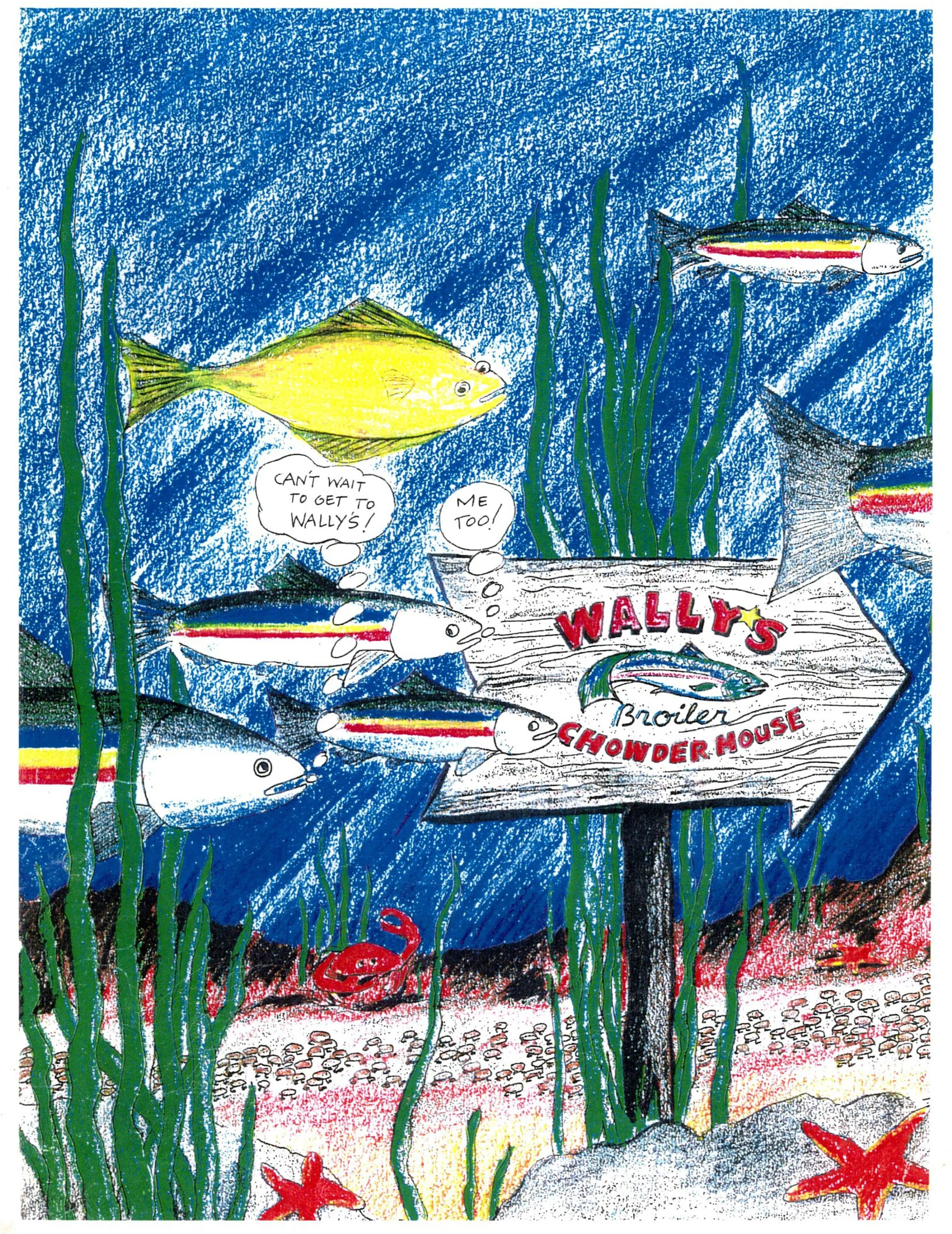 Wally's Chowder House Main Menu Cover