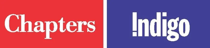 Logo with red and blue background, featuring the words 'Chapters' and '.Indigo' in white text.