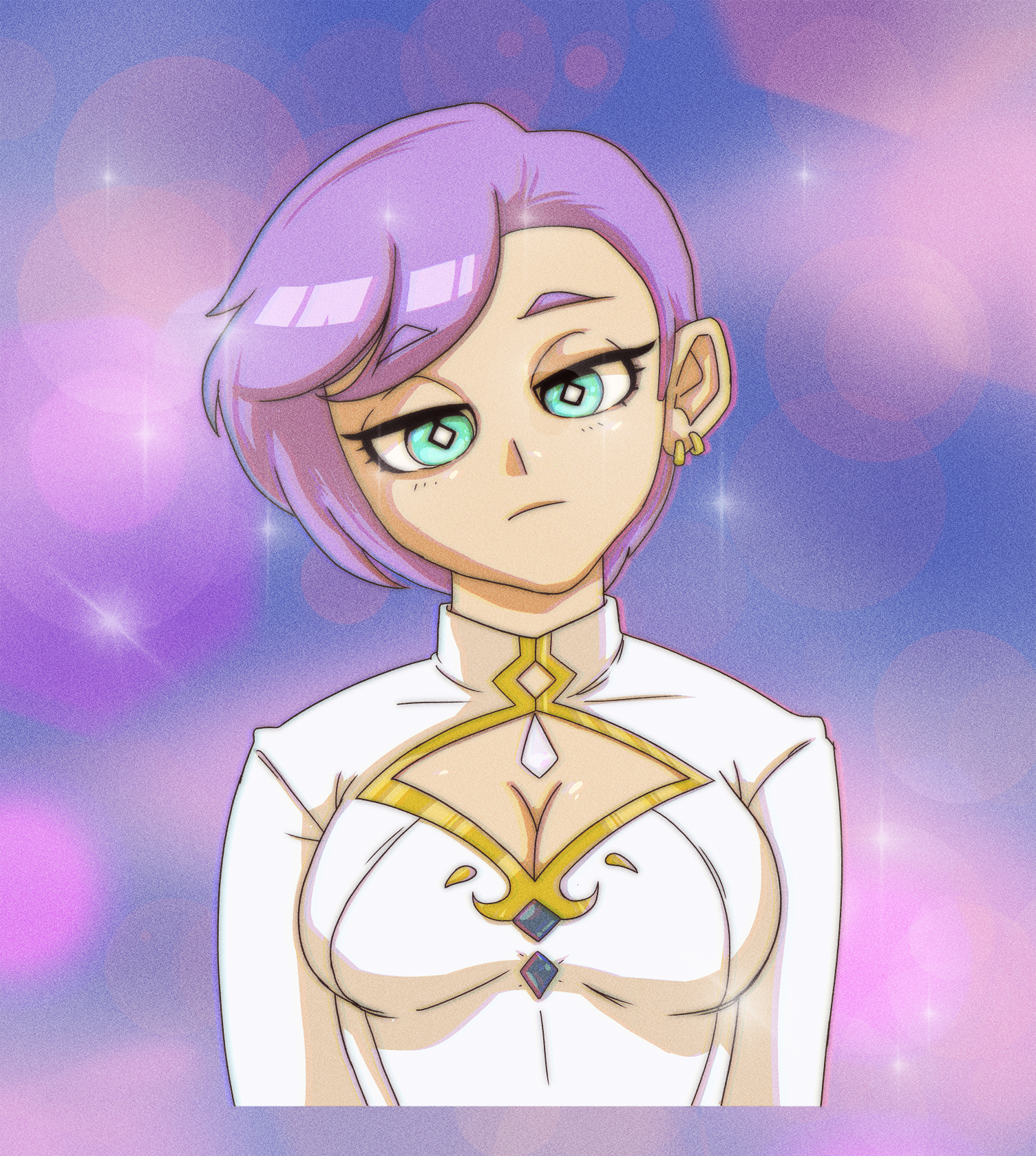 Retro Anime D&D Portrait - Lovakri