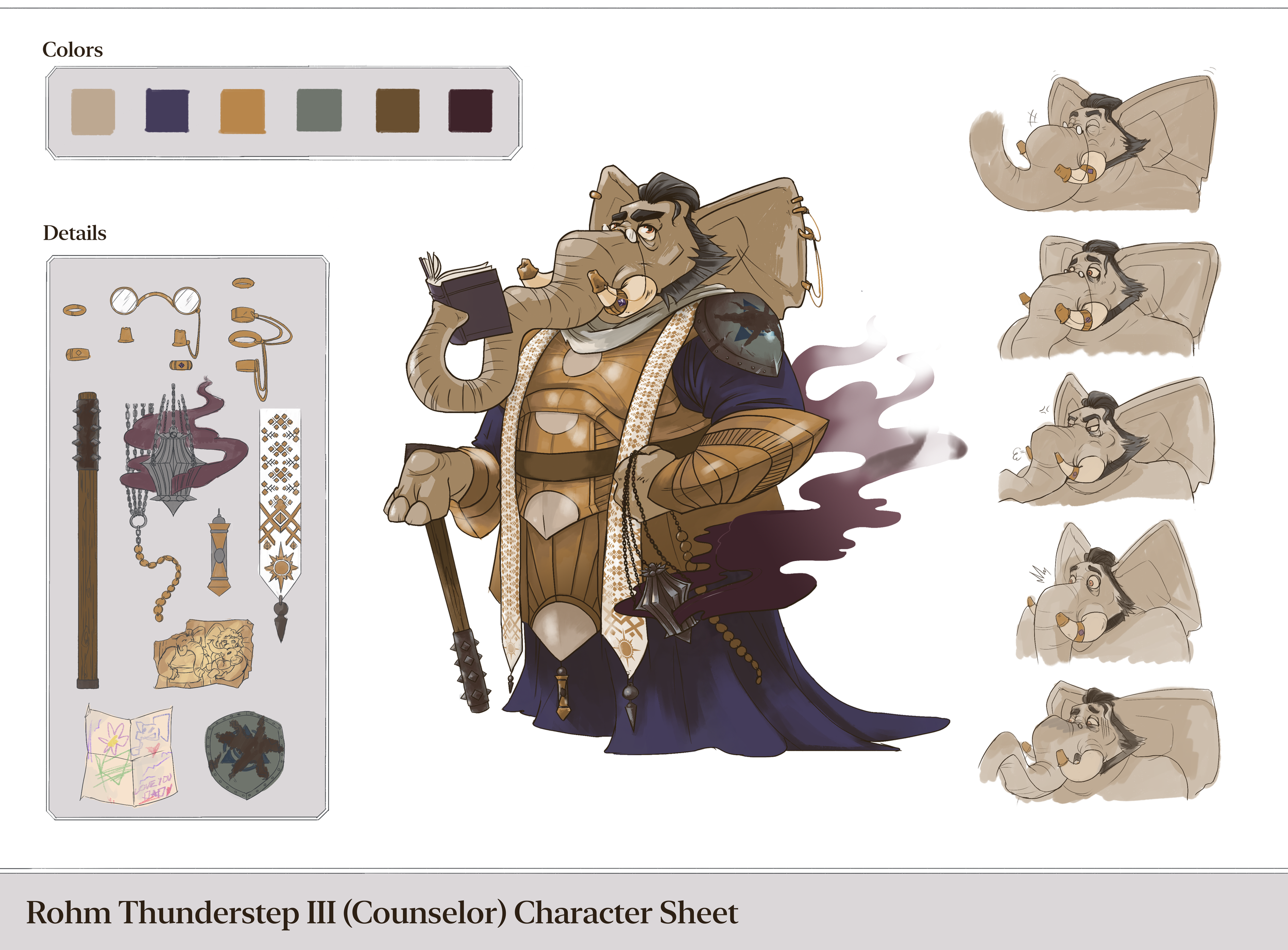 Rohm Thunderstep III - Character Reference Sheet