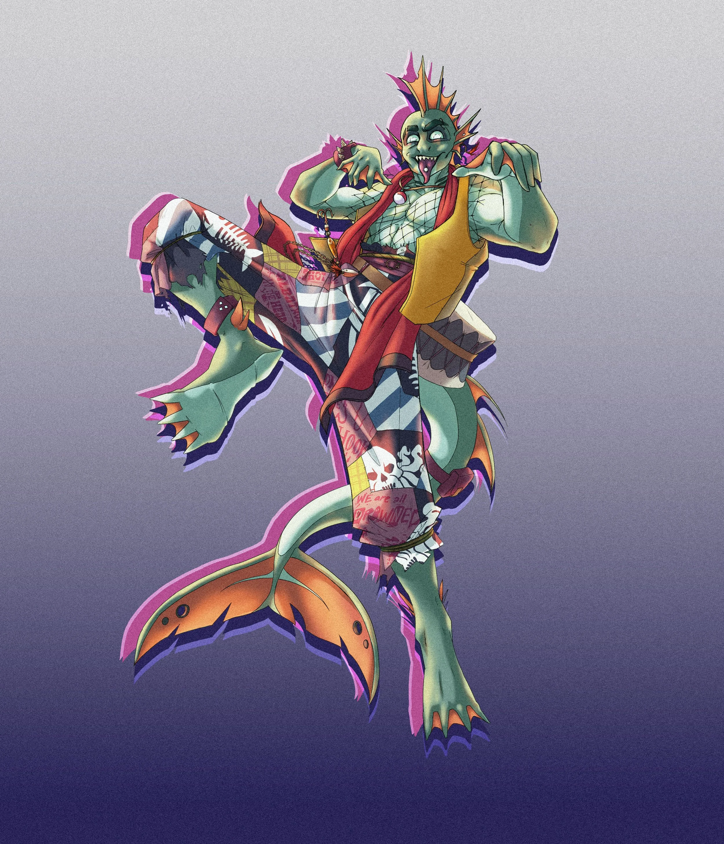 Thrash Mack - D&D Crooked Moon Character Design