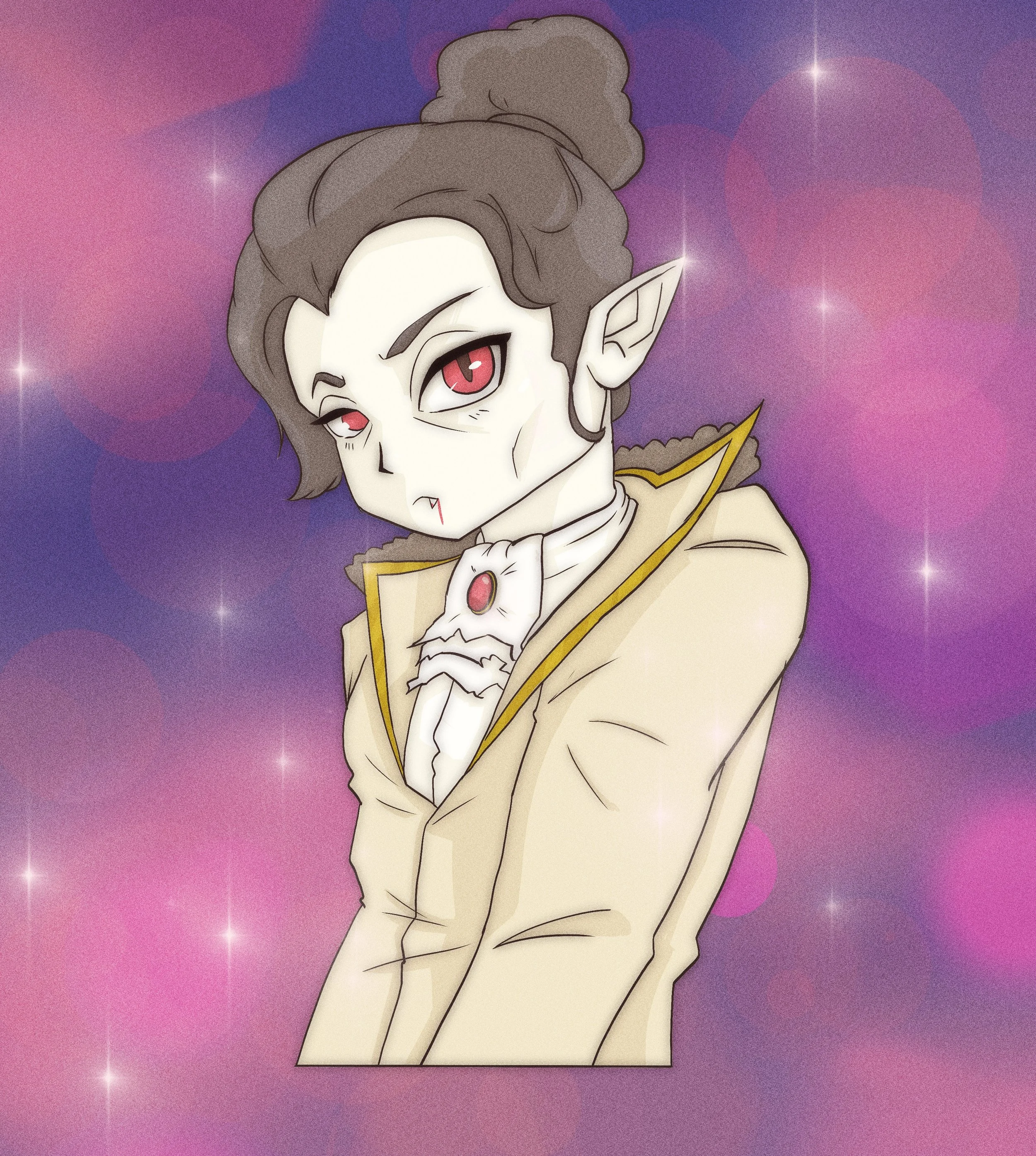 Retro Anime D&D Portrait - Licento