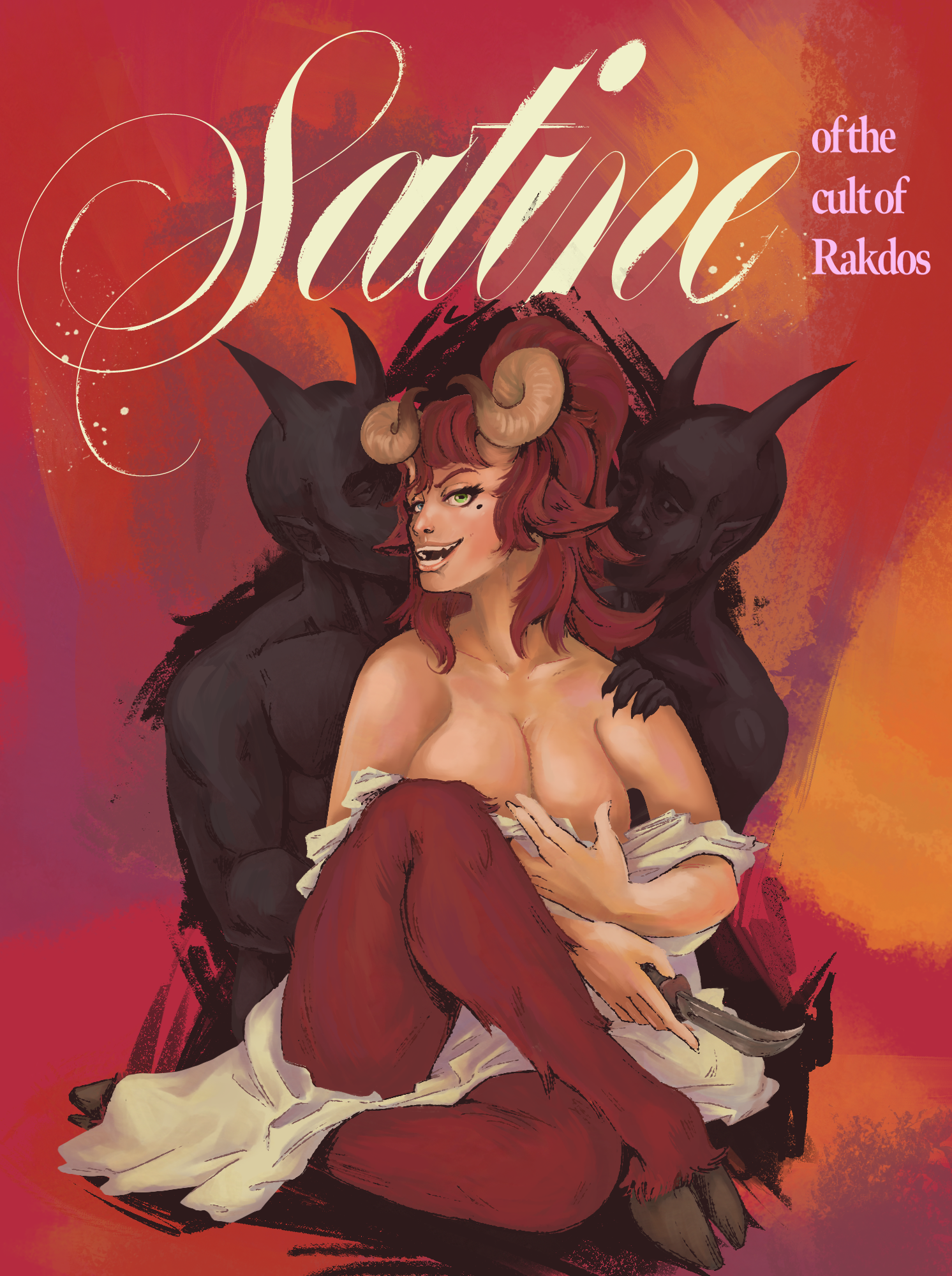 Ravnica Pulp Novel Cover Series - Satine