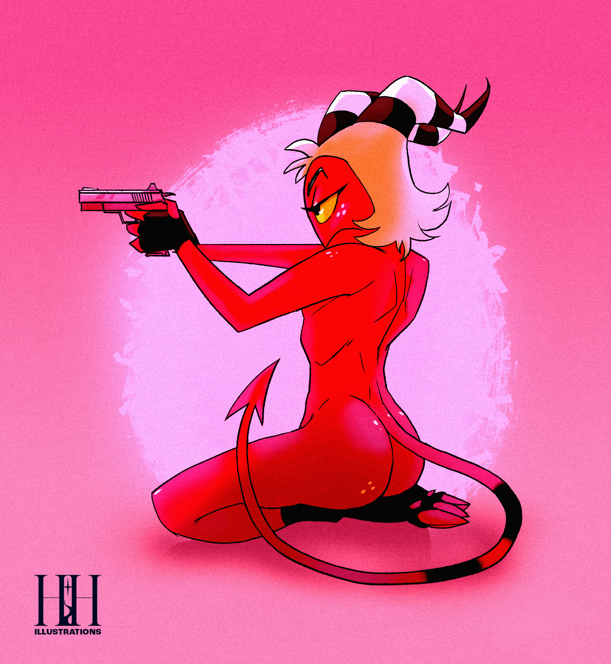 Moxxie from HelluvaBoss Pinup