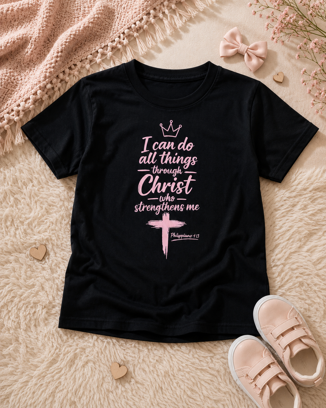 Brave Girl Tee with heart