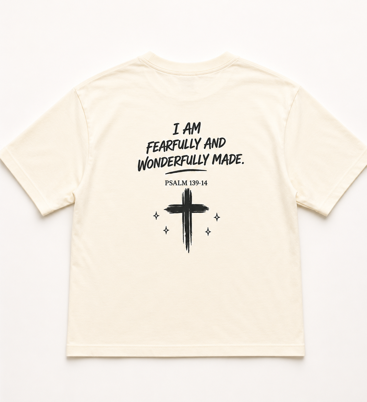 Wonderfully Made, Off white, boxy fit Tee