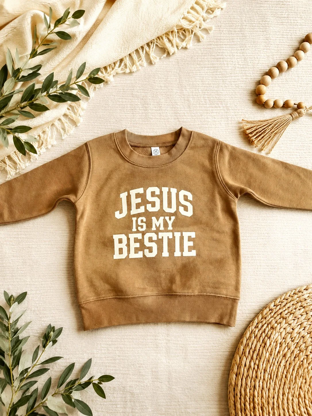 Jesus Is My Bestie Kids Sweatshirt