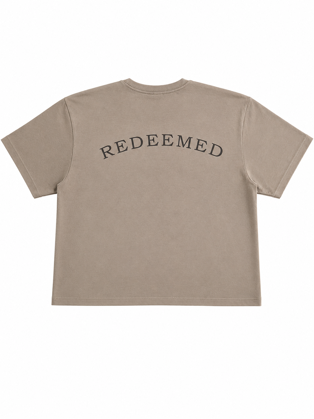 Ladies Redeemed Cropped Tee, boxy fit BACK.png