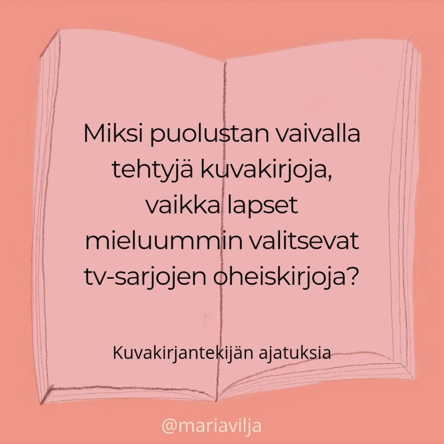 Pahoittelut oudosta termist&auml; "vaivalla tehty kuvakirja". En keksi riitt&auml;v&auml;n laajaa ja kuvaavaa k&auml;sitett&auml; kuvaamaan sit&auml; mit&auml; tarkoitan. Keksit&auml;&auml;n yhdess&auml; parempi? Ja pahoittelut yleistyksest