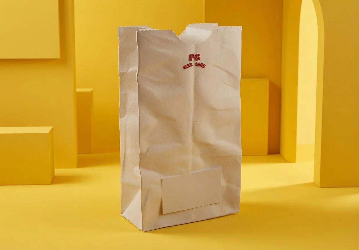 Brown Paper Bag Custom Corporate Award