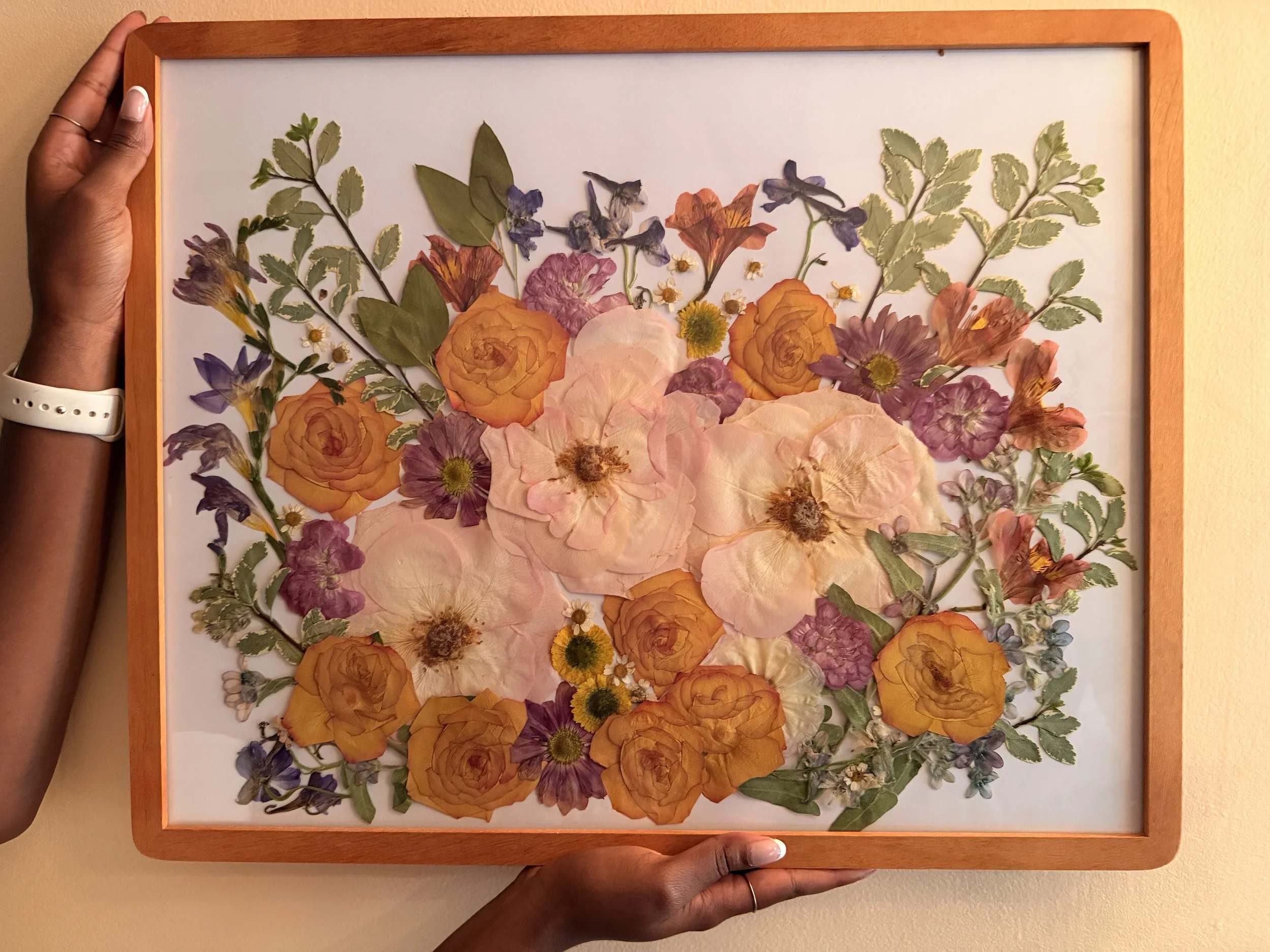 Preserved bouquet for weddings.