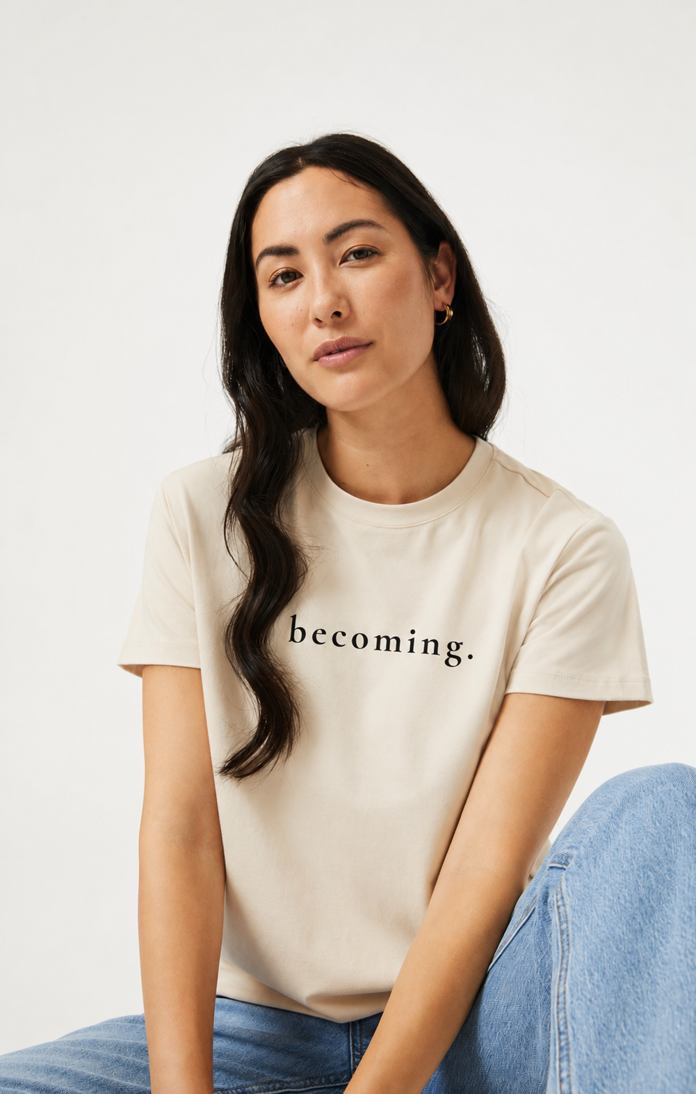 becoming. - Natural Tee