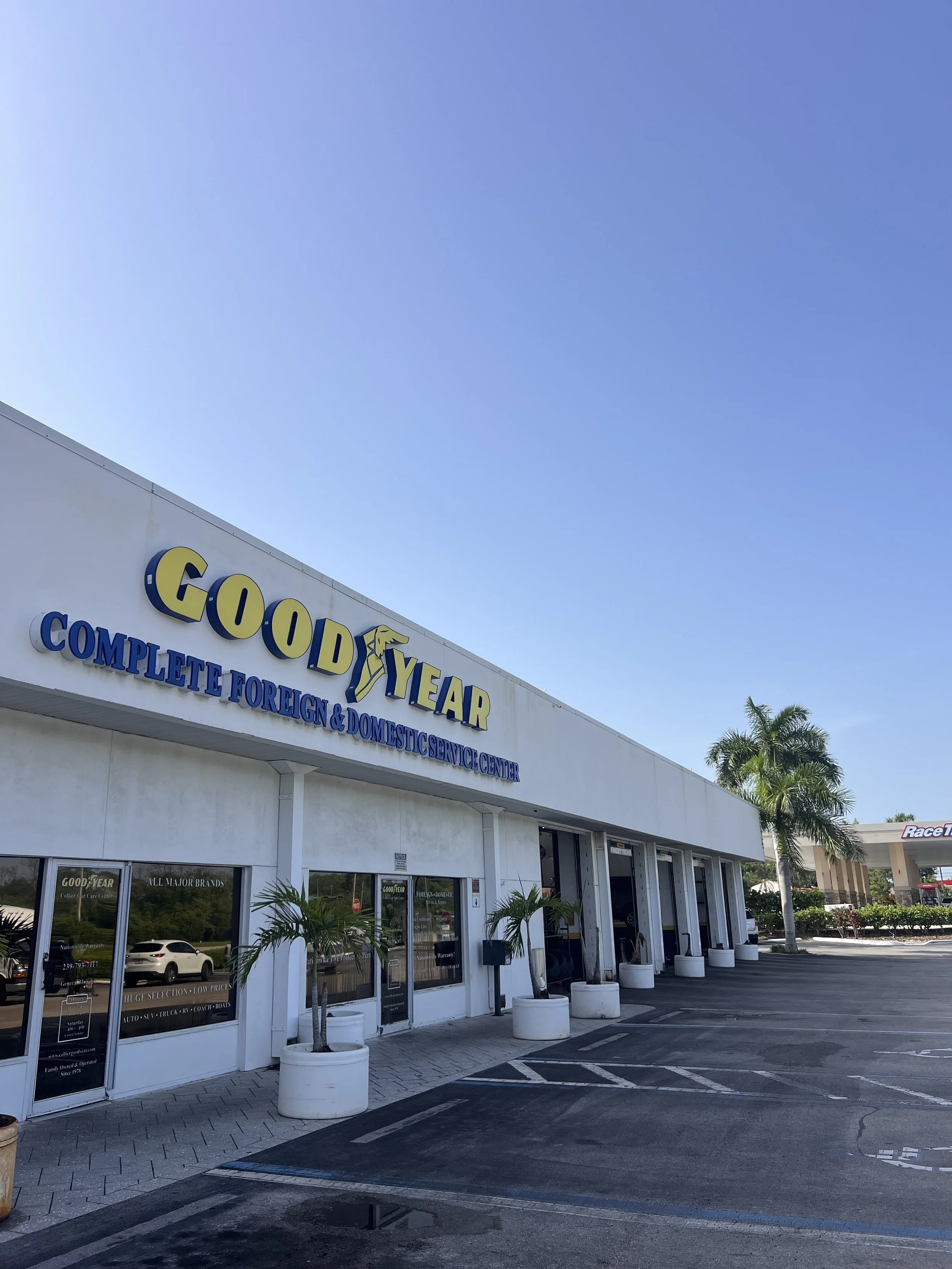 Commercial retail building exterior completed by Coastal Construction Development Group in Naples Florida