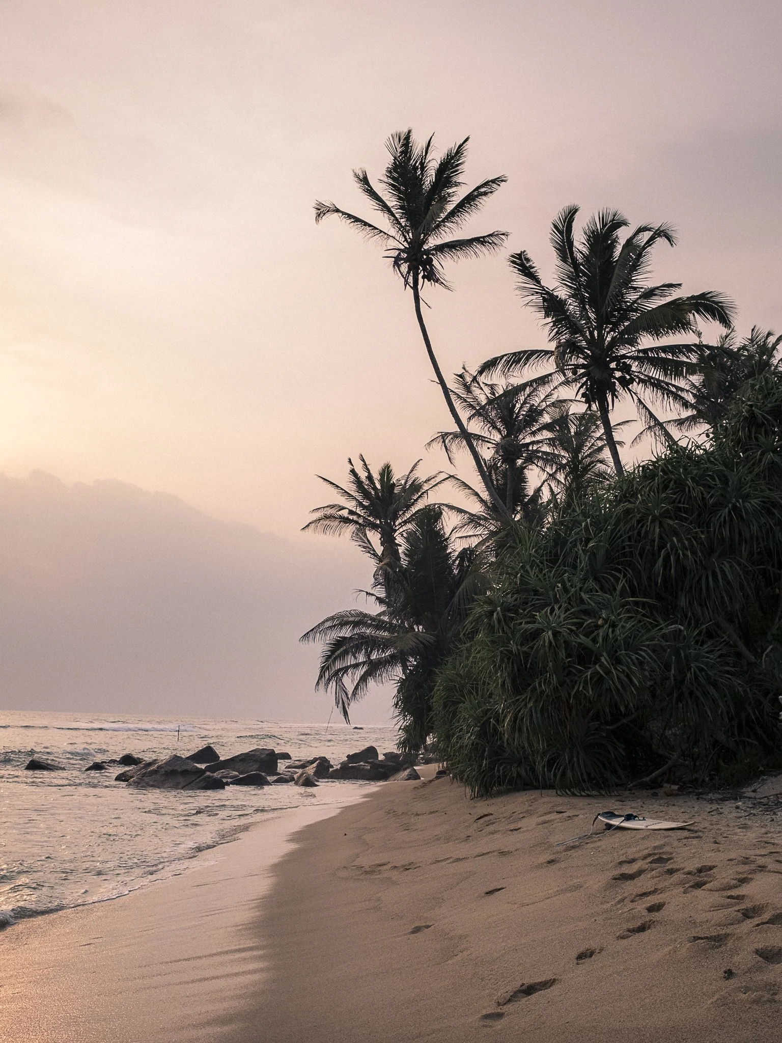 A Picture of Madiha Beach at sunset