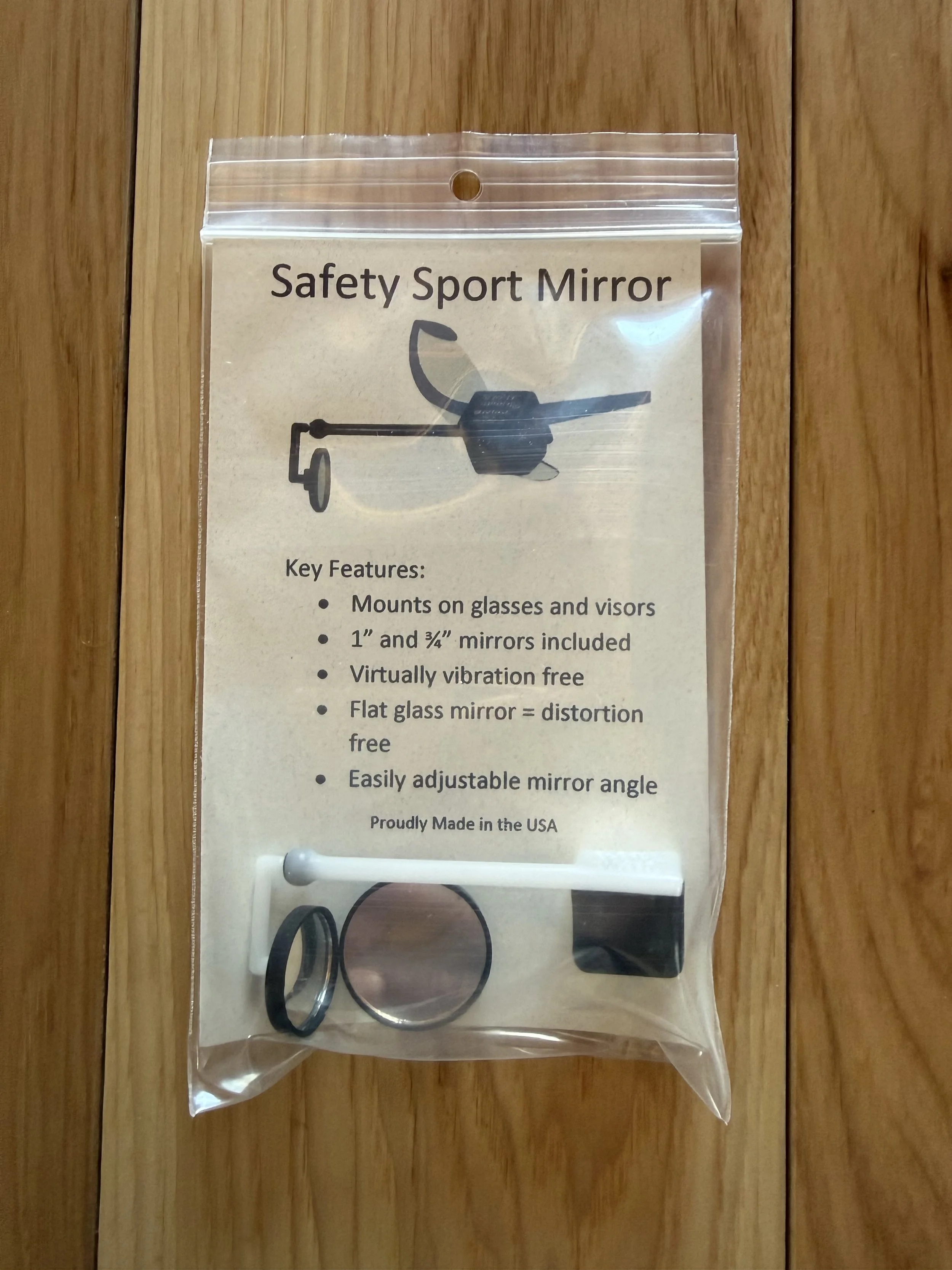 Safety Sport Mirror - White