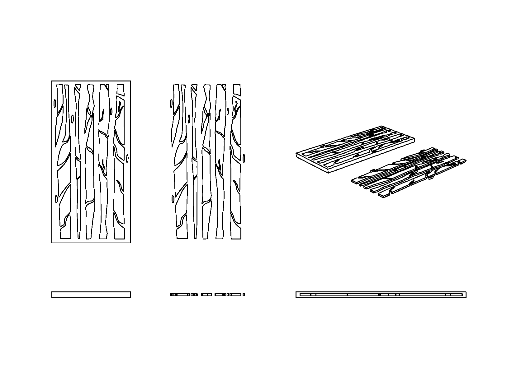 Laser cut components