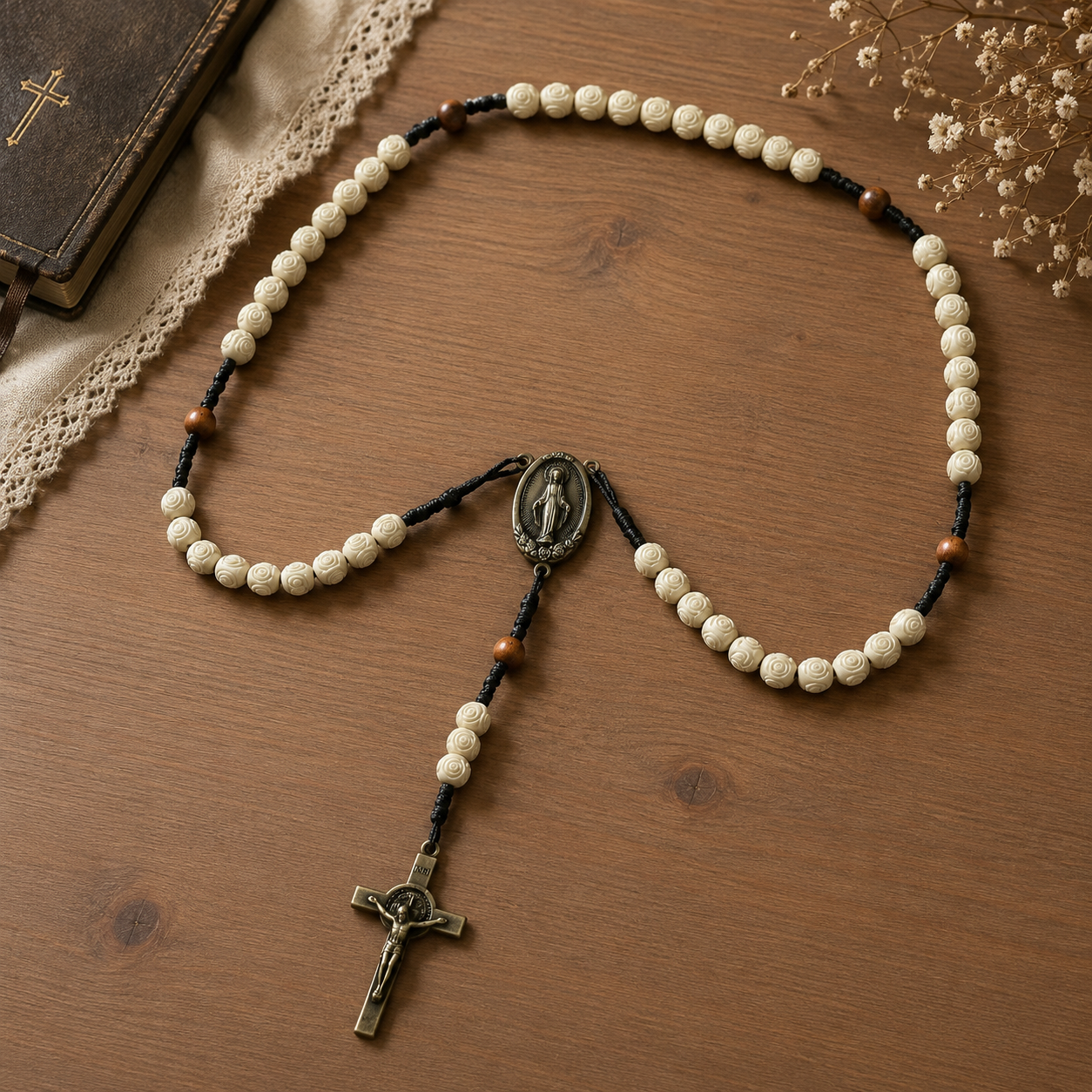 Handcrafted St Benedict Rosary