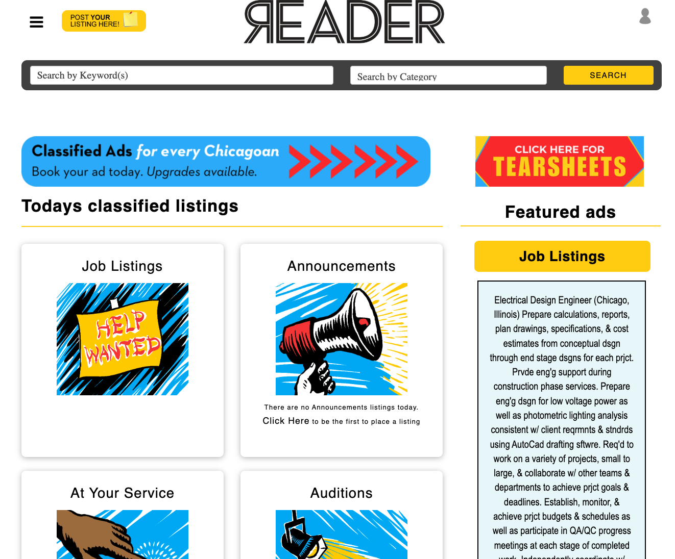 Chicago Reader enhances classifieds and self-service advertising with Bluefin Technology Partners