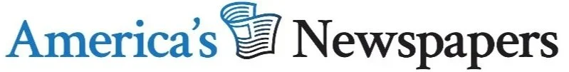 America's Newspapers logo with stylized radio and newspaper icons in blue and black text.