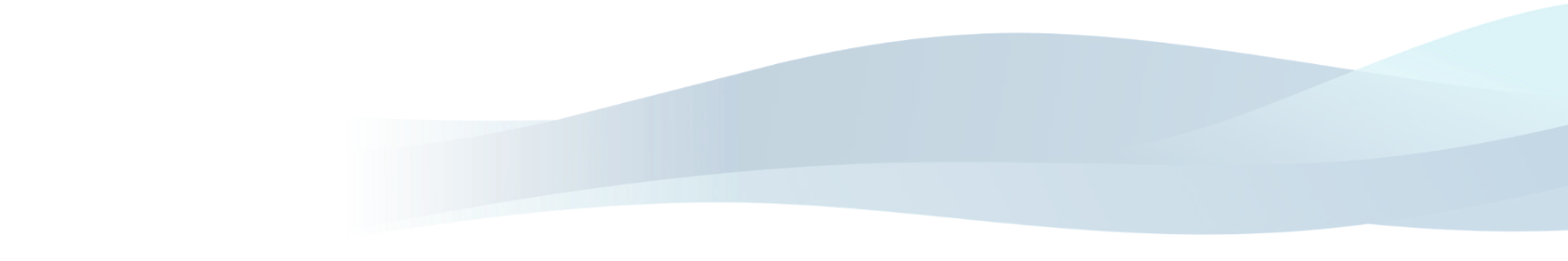Abstract graphic with blue wavy lines.