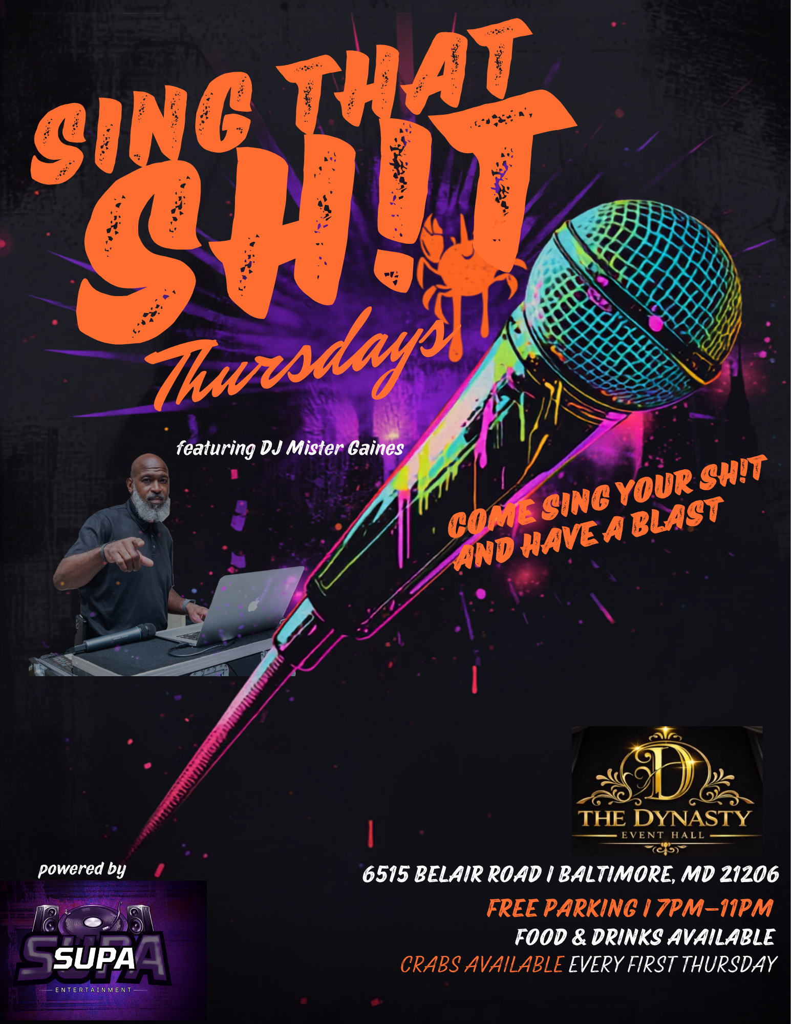 SING THAT SH!T THURSDAYS powered by SUPA ENTERTAINMENT