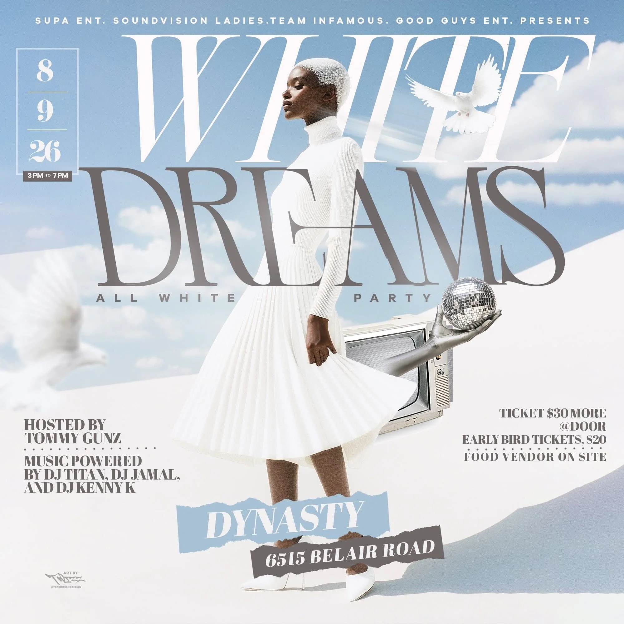 White Dreams Early Bird Tickets