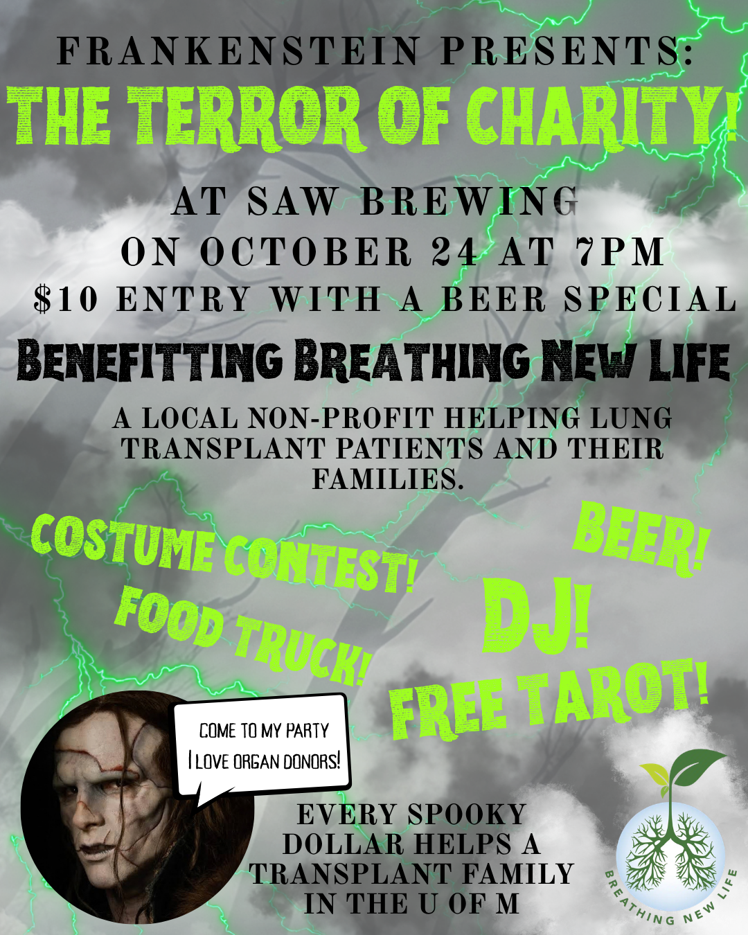 The Terror of Charity - Fundraising Event