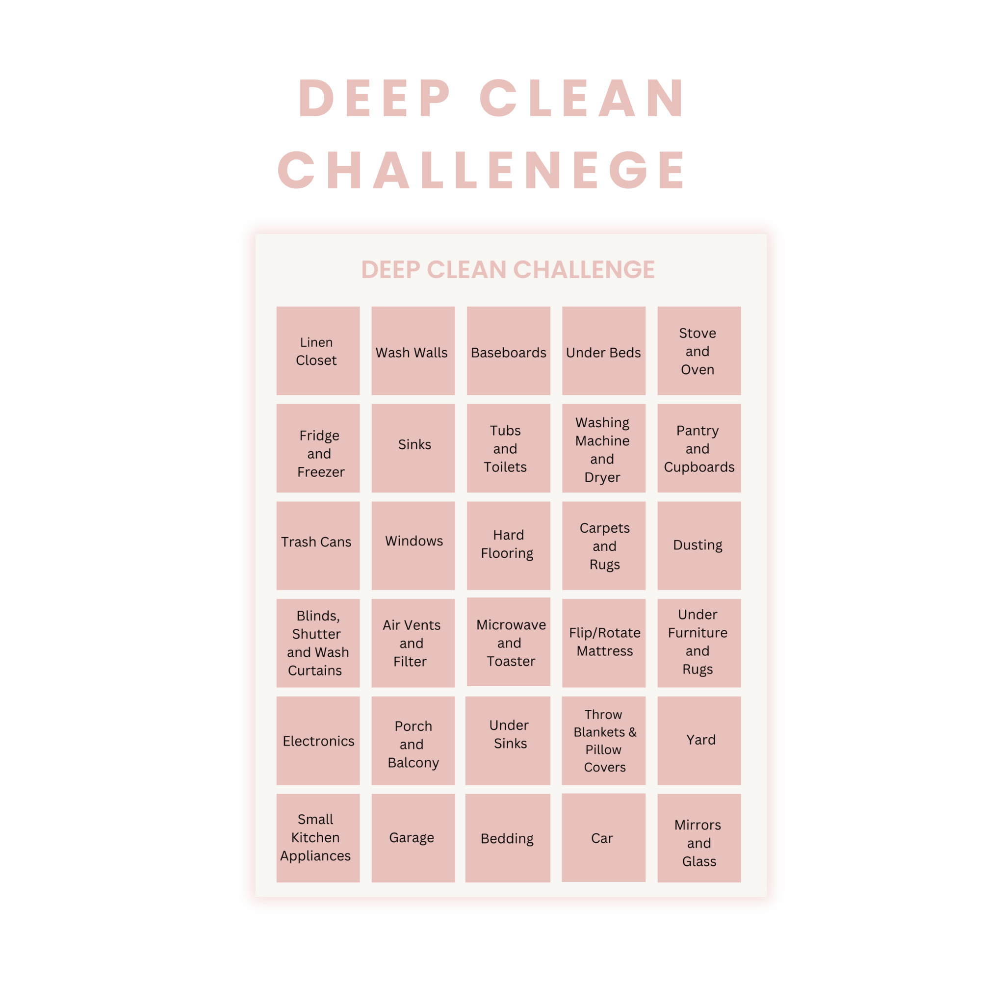Deep Clean Challenge