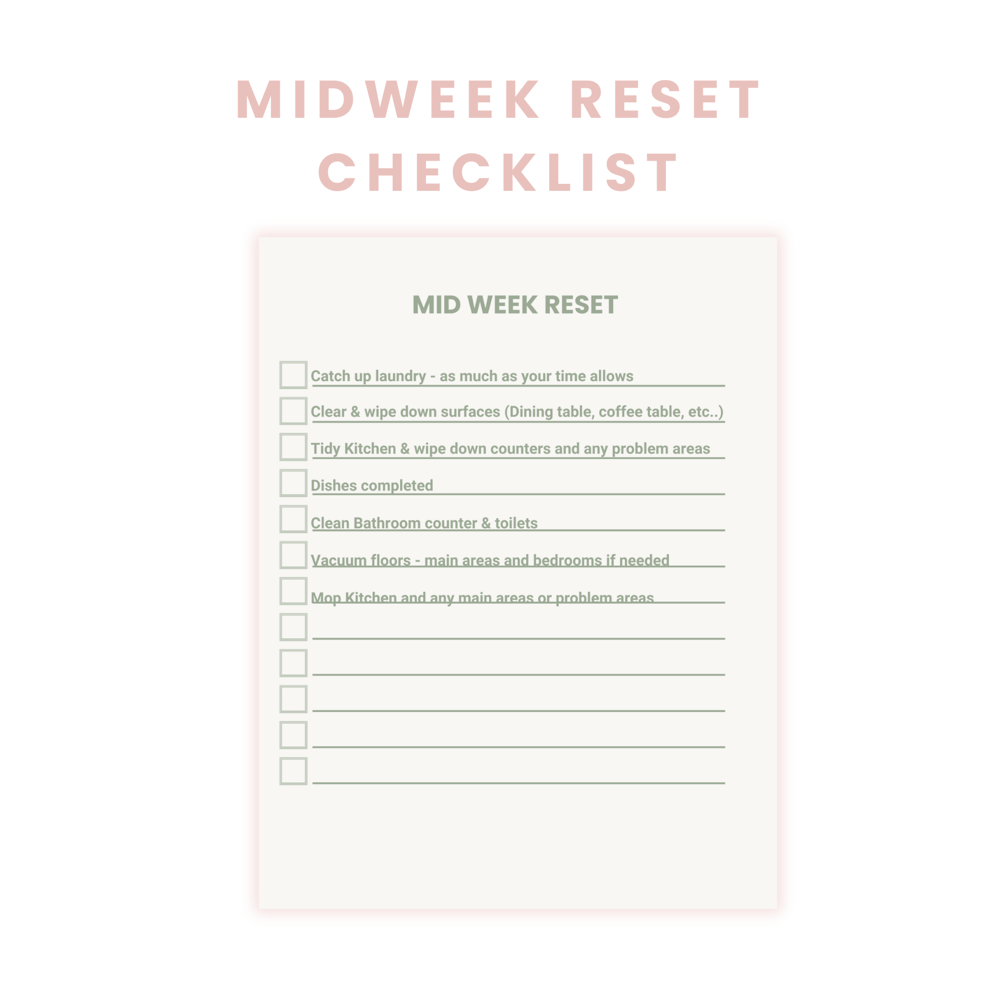 Mid-Week Reset