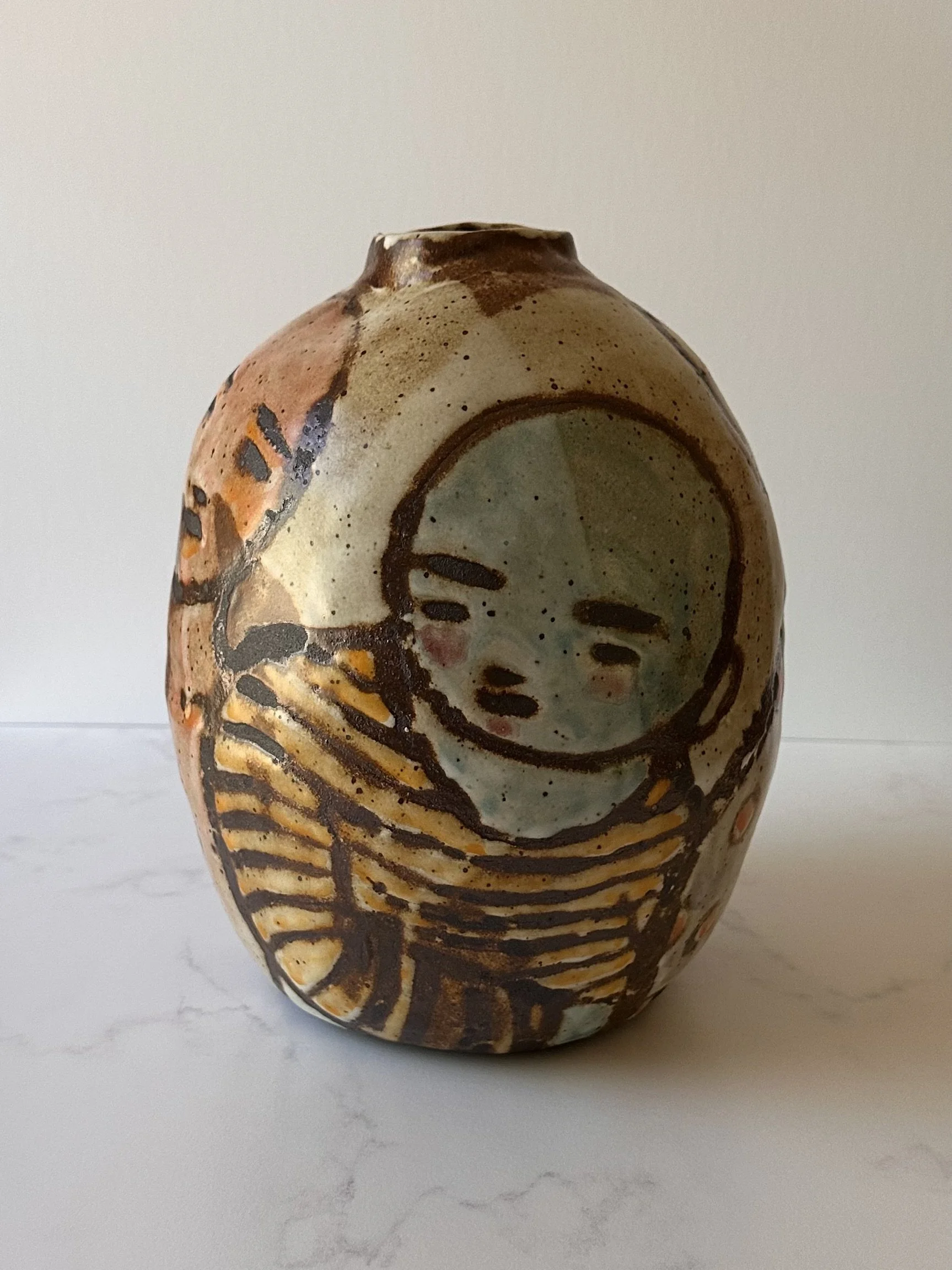 Handcrafted Artistic Ceramic Vase
