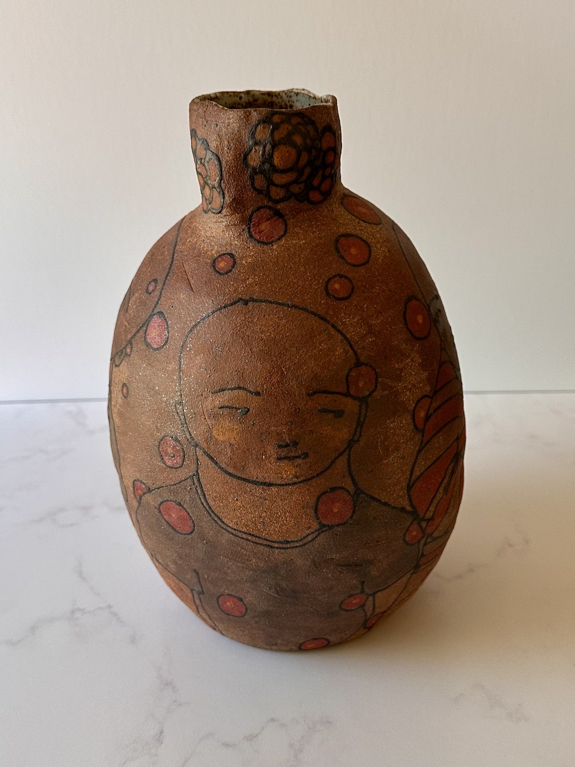 Handmade Stoneware Artistic Vase
