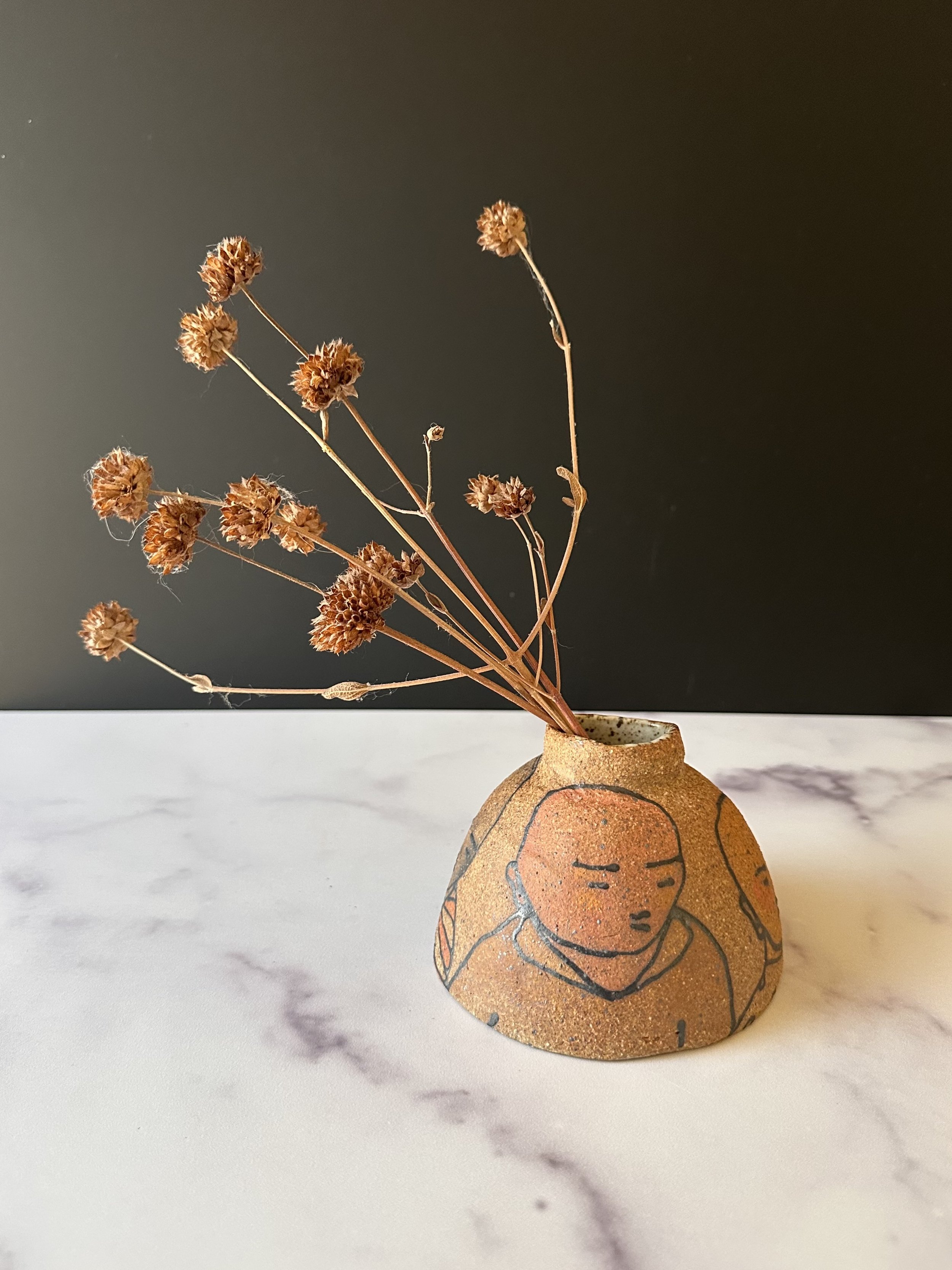 Petite Handcrafted Rustic Bud Vase