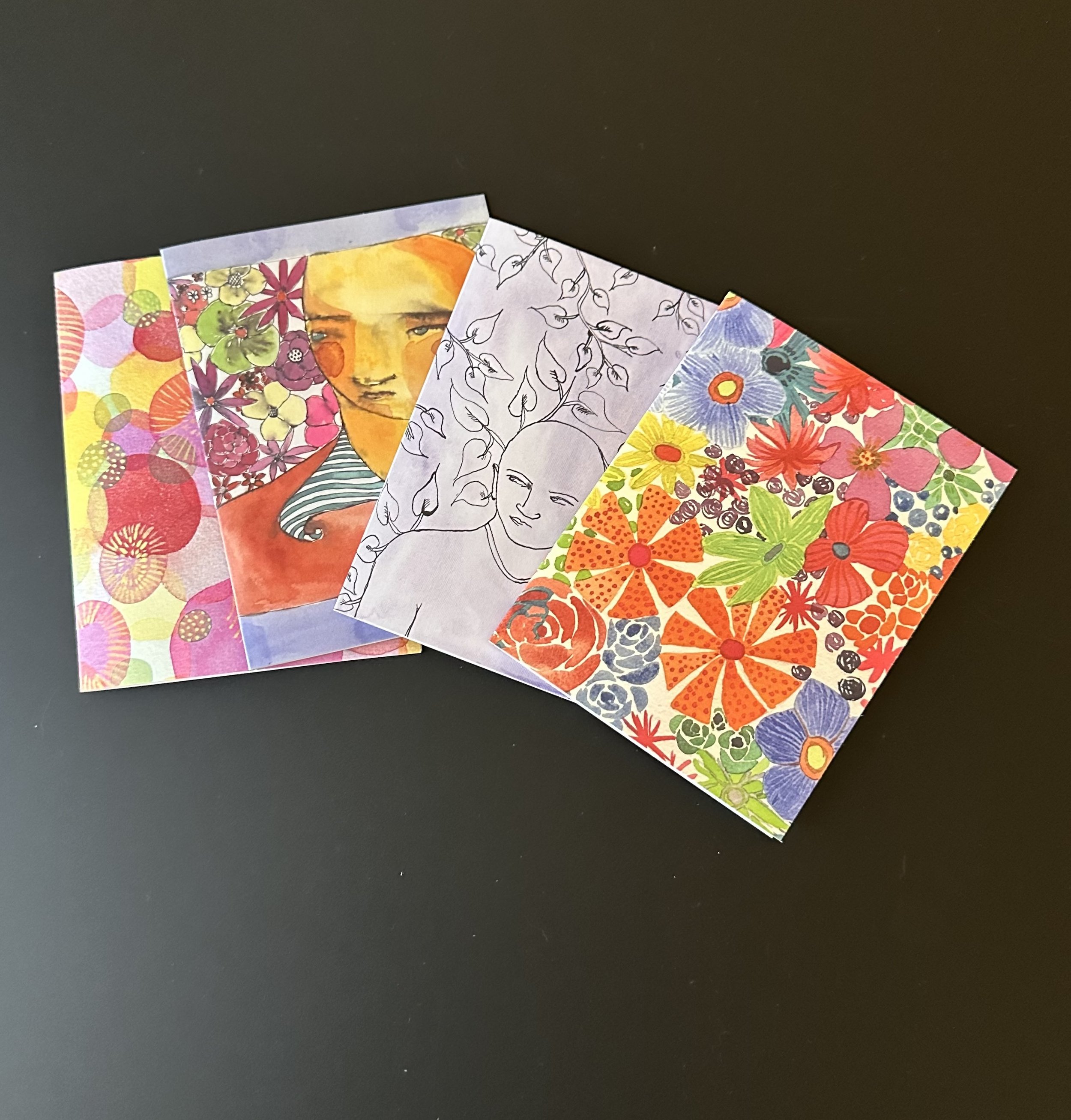 Artistic Watercolor Greeting Cards