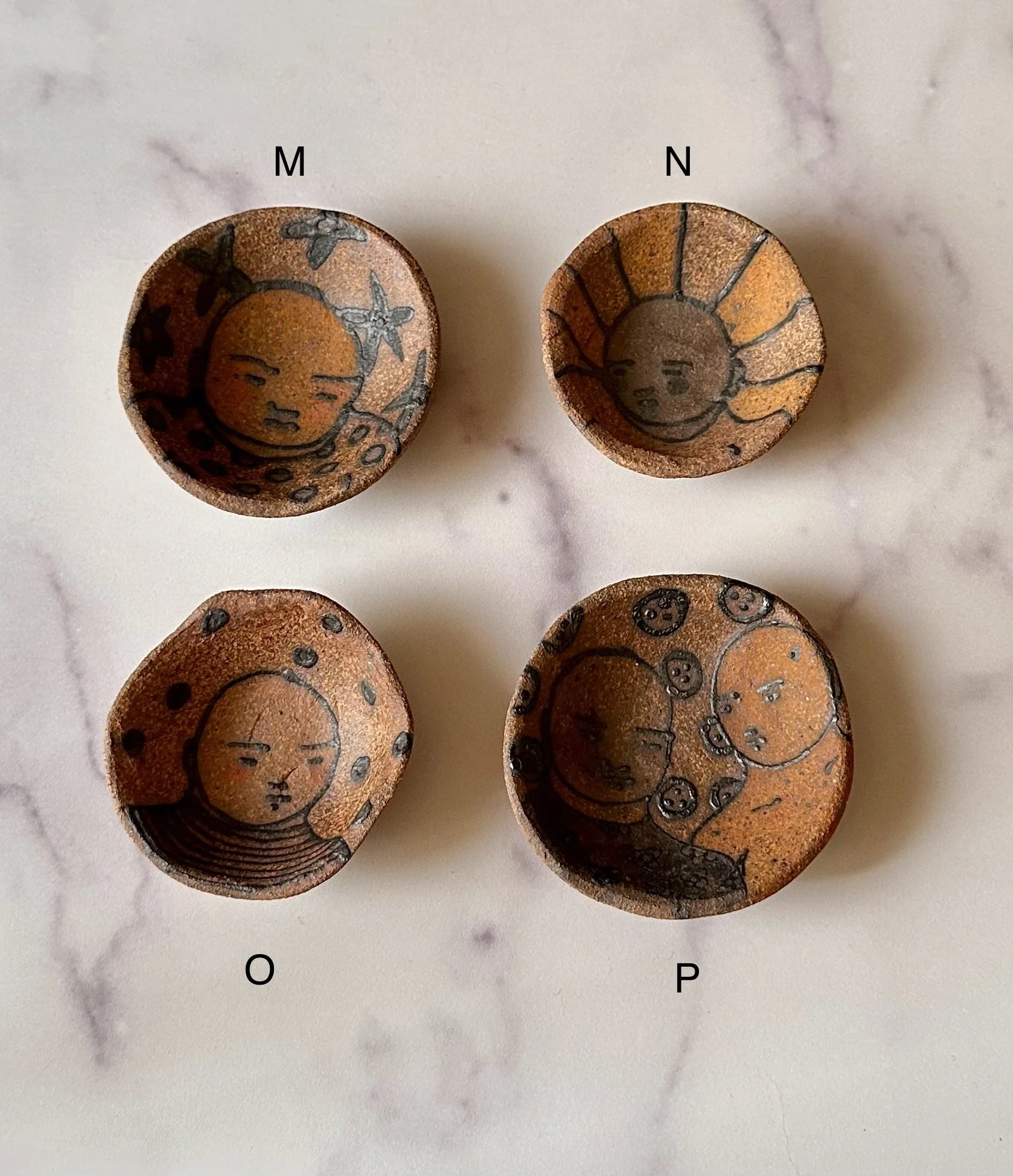 Tiny Stoneware Bowls