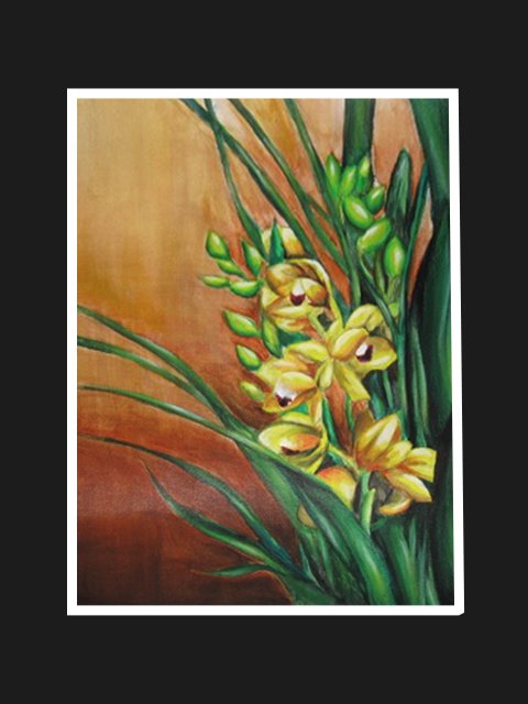 Acrylic Flower Painting