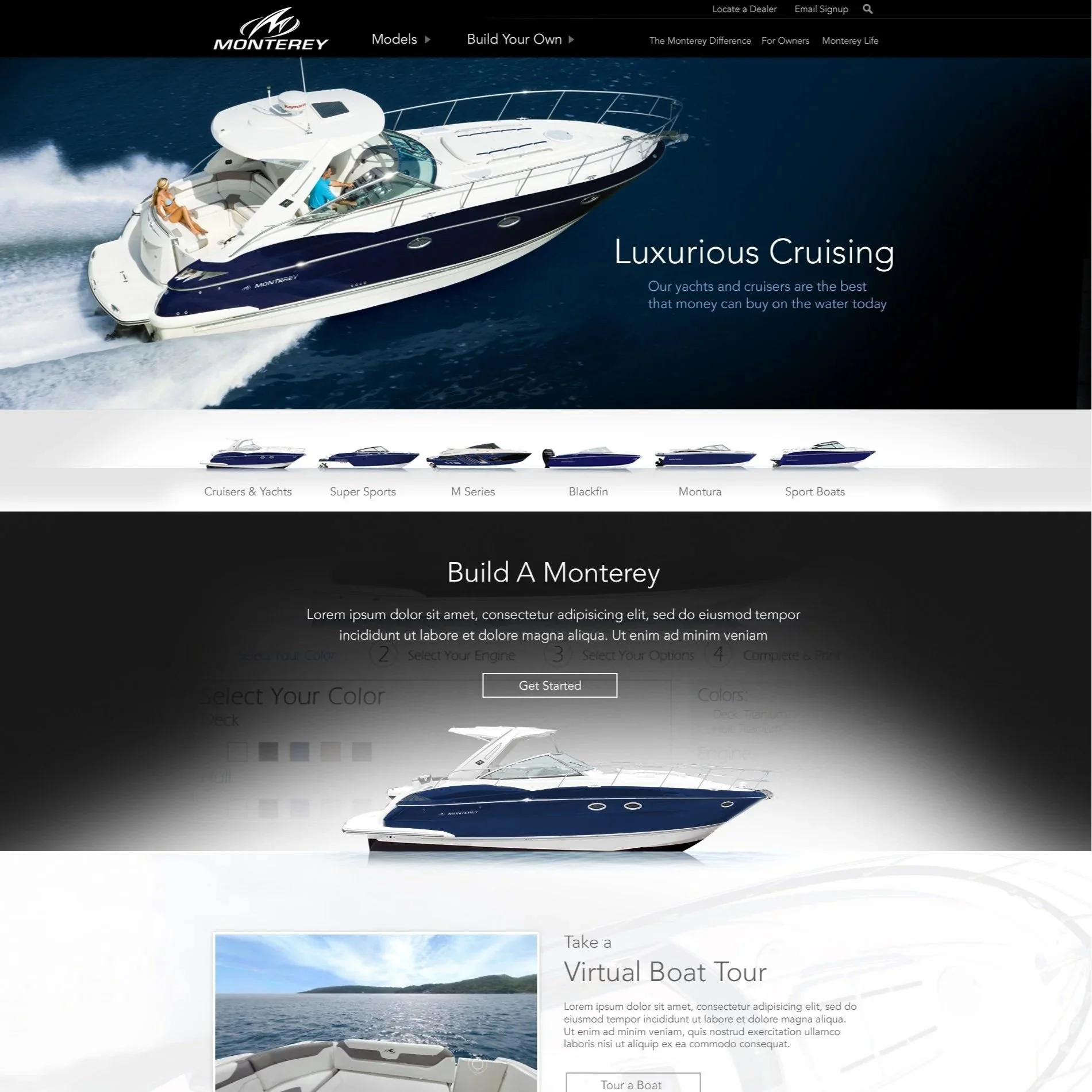 Monterey Boats Website