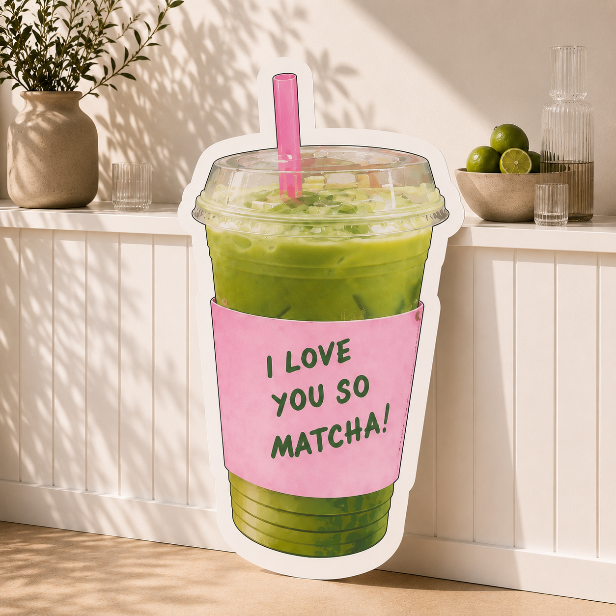 Matcha Party Cut Out