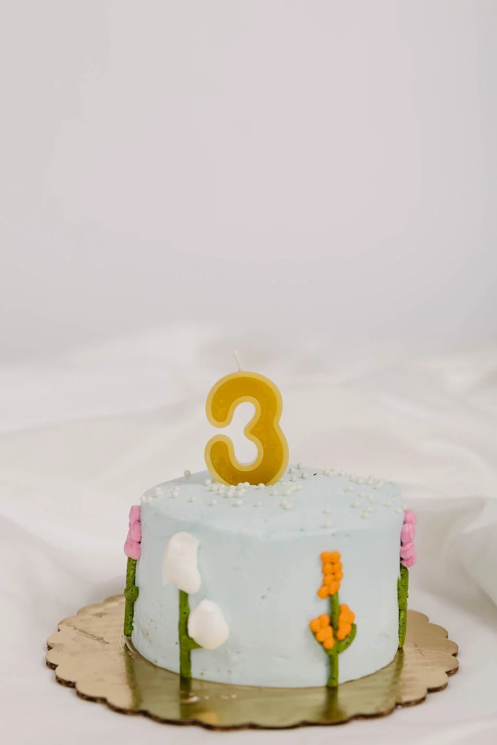 Beeswax Birthday candle