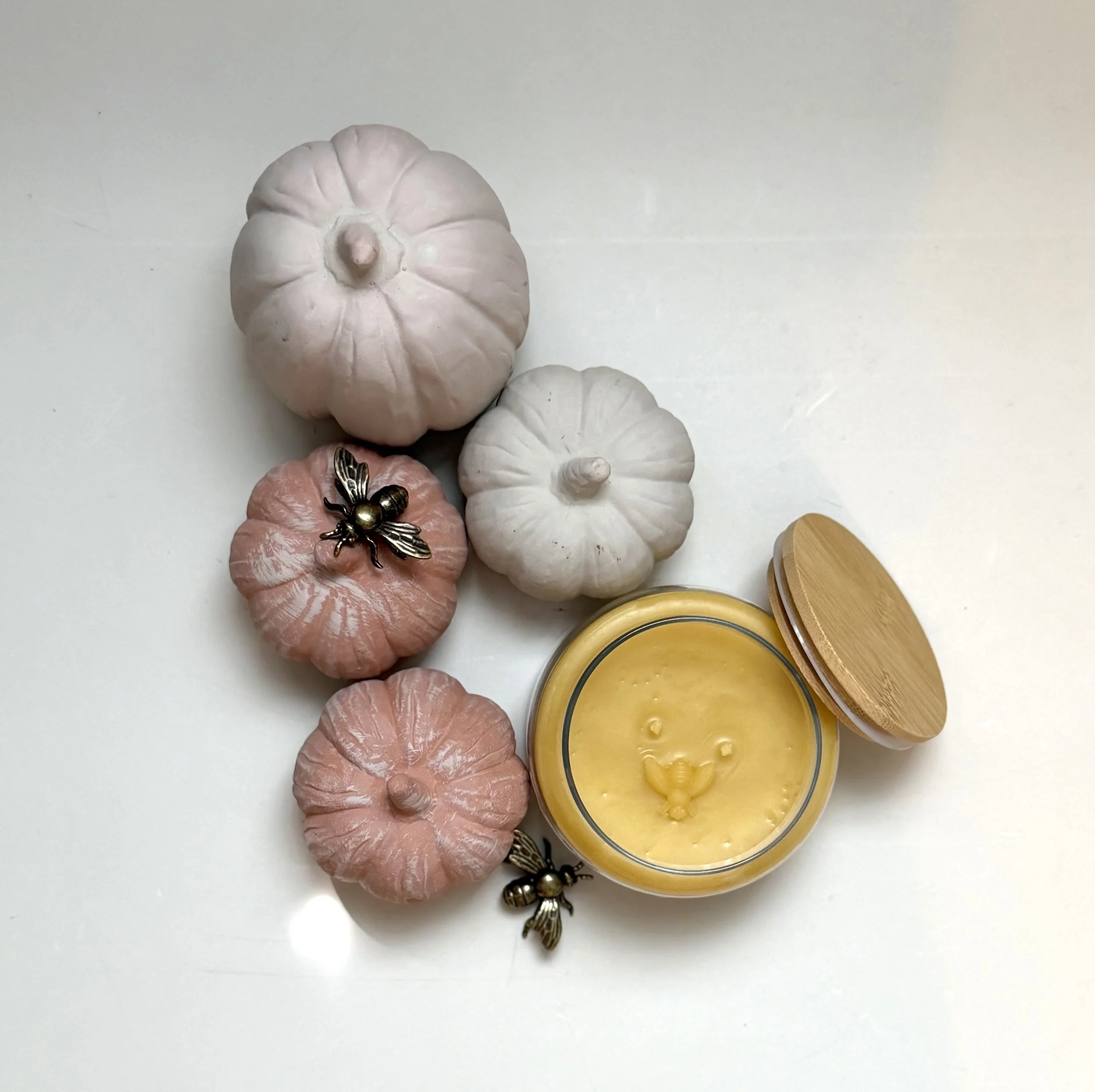 Pumpkin Pie Essential Oil Scented Beeswax and Organic Coconut Oil candle