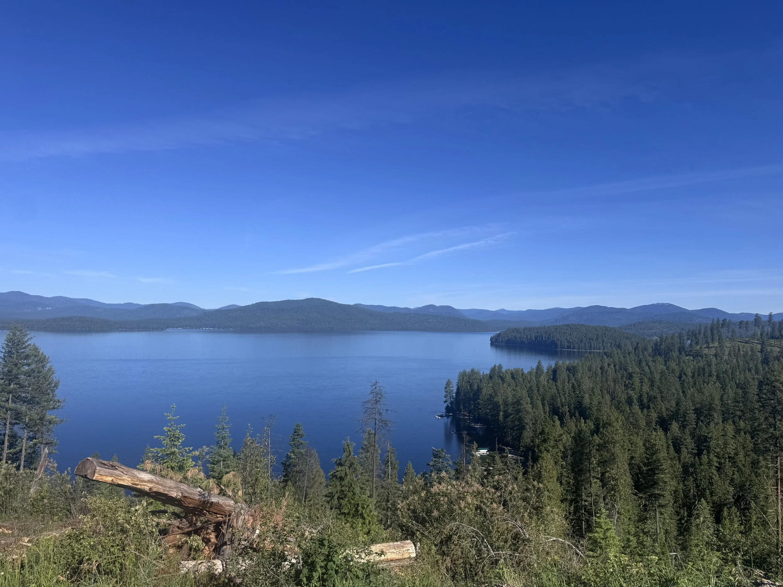 Priest Lake taken from an overlook