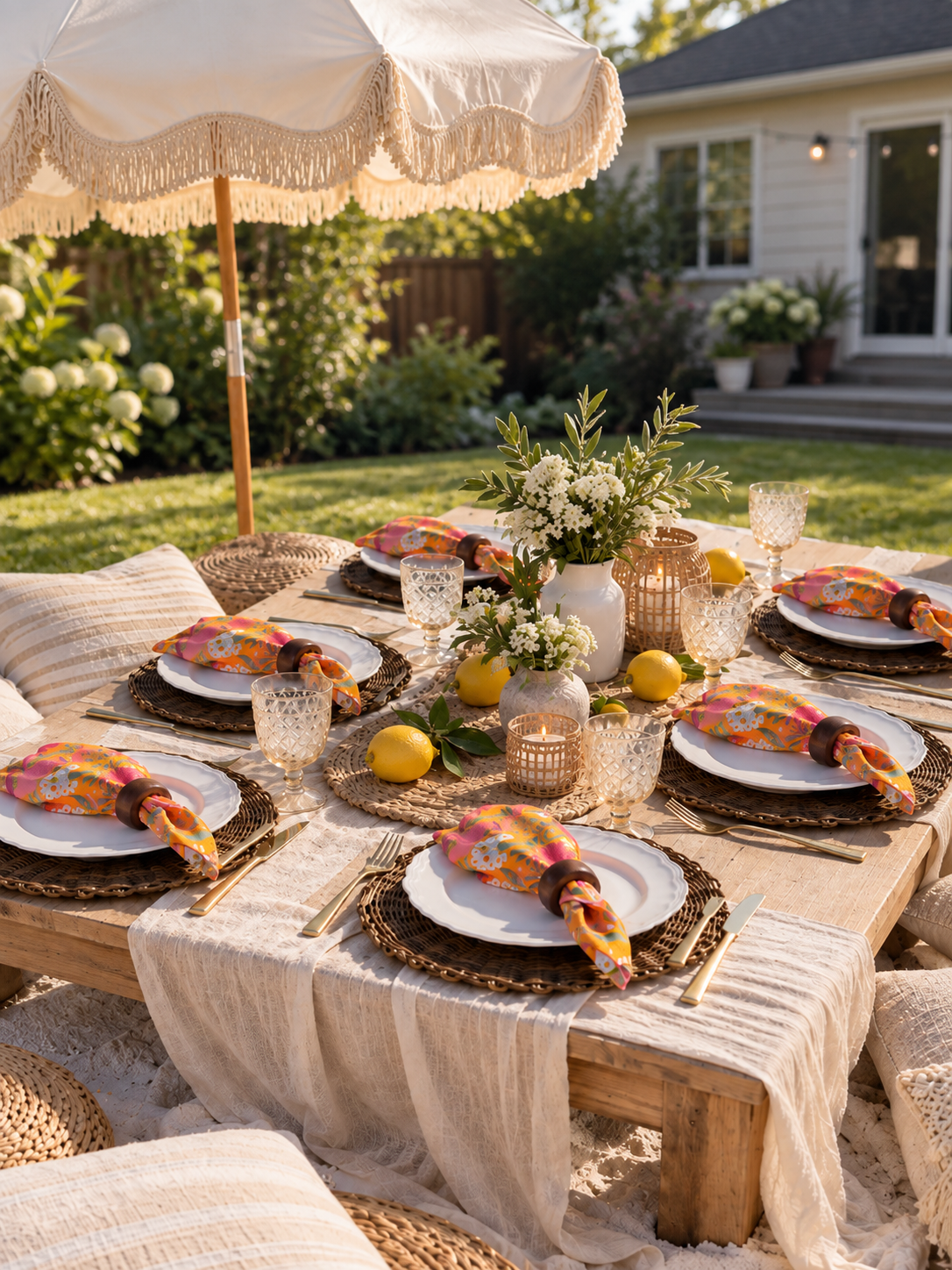 Amalfi Coast Picnic Setup in Sarasota, Florida.