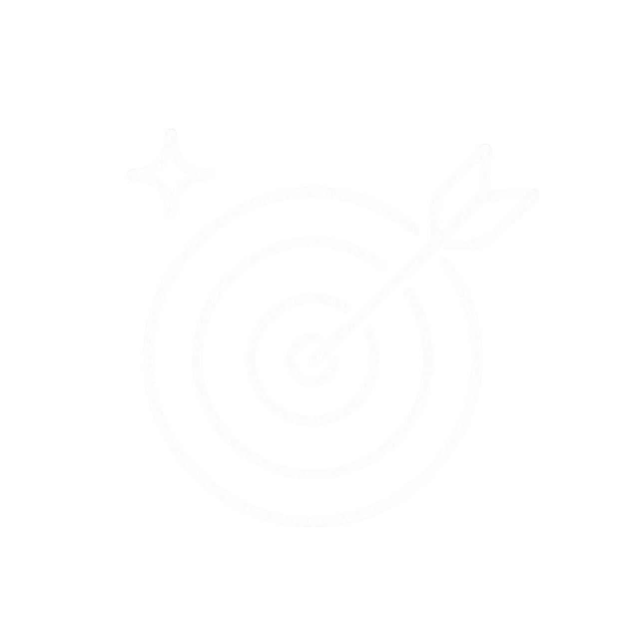 Arrow hitting the centre of a target, representing identification of the highest-priority next step.